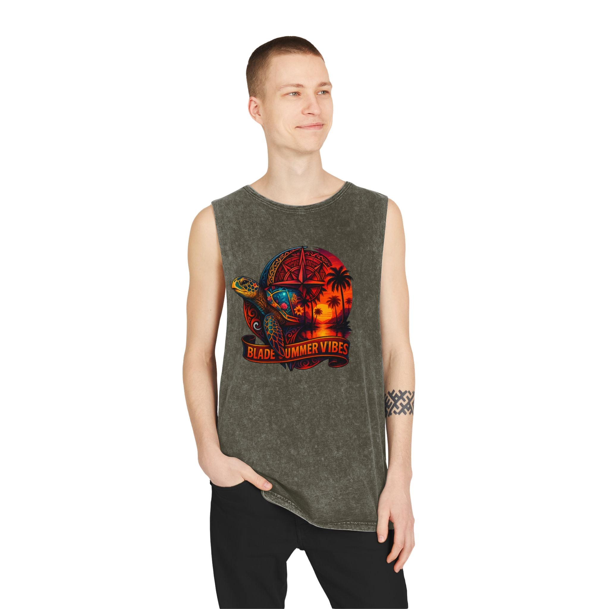 Aztec Turtle Tank Top