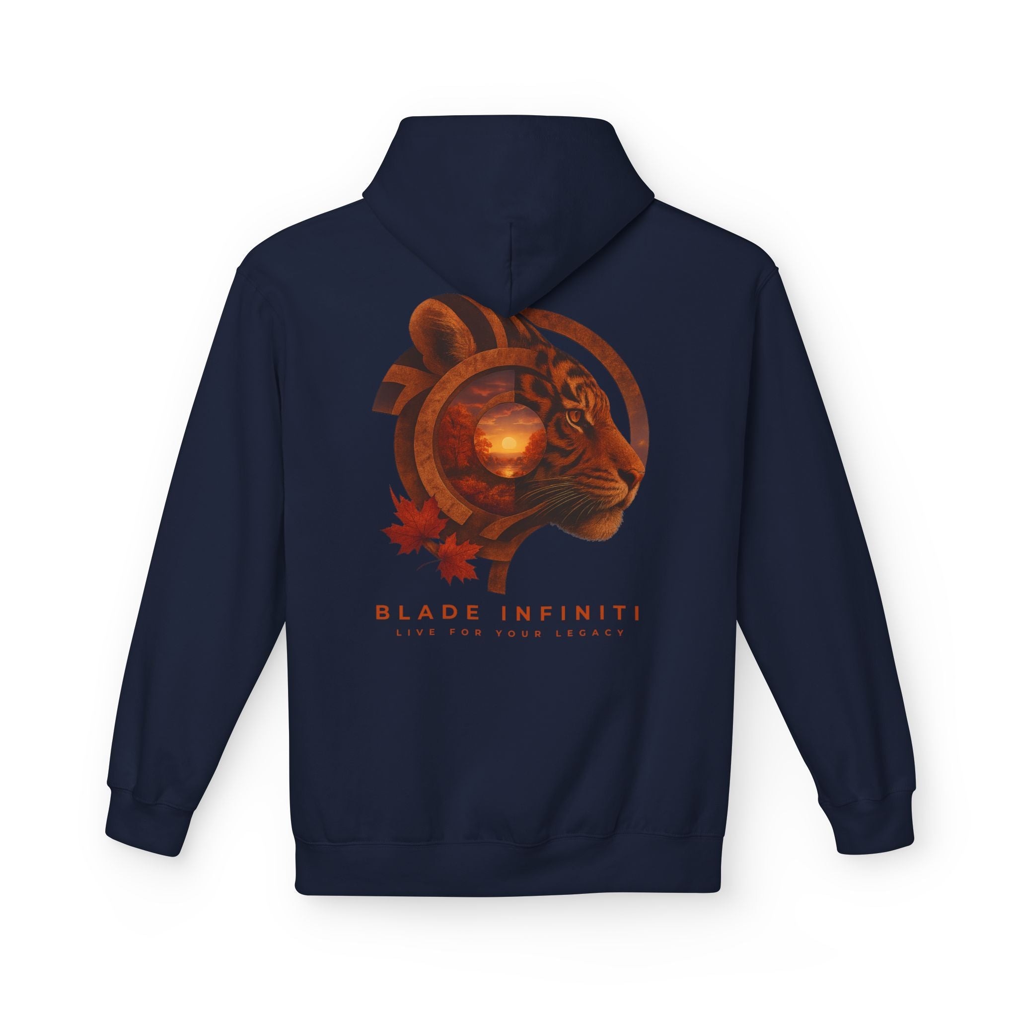 Safari Bloom Tiger Fall Hoodie V2