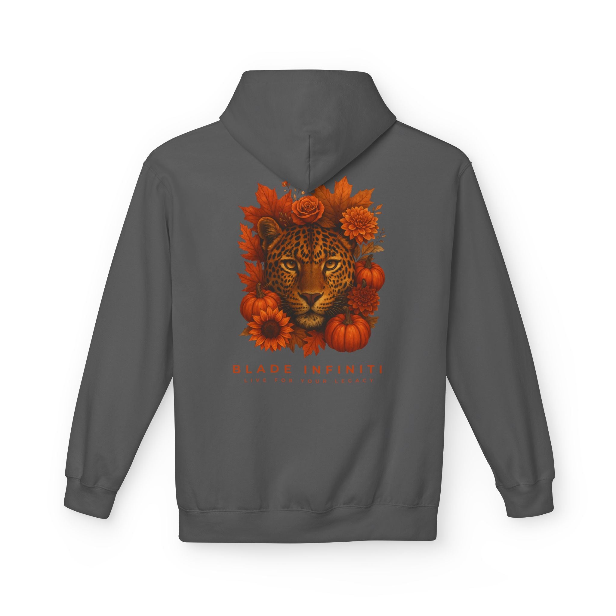 Jungle Flora Fall Leopard Hoodie