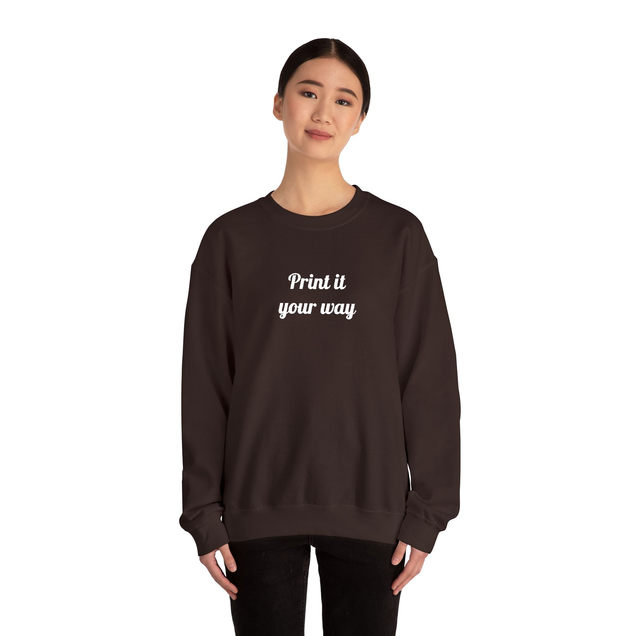 Embroidery Personalization - Unisex Crewneck Sweater (Make It Yours)