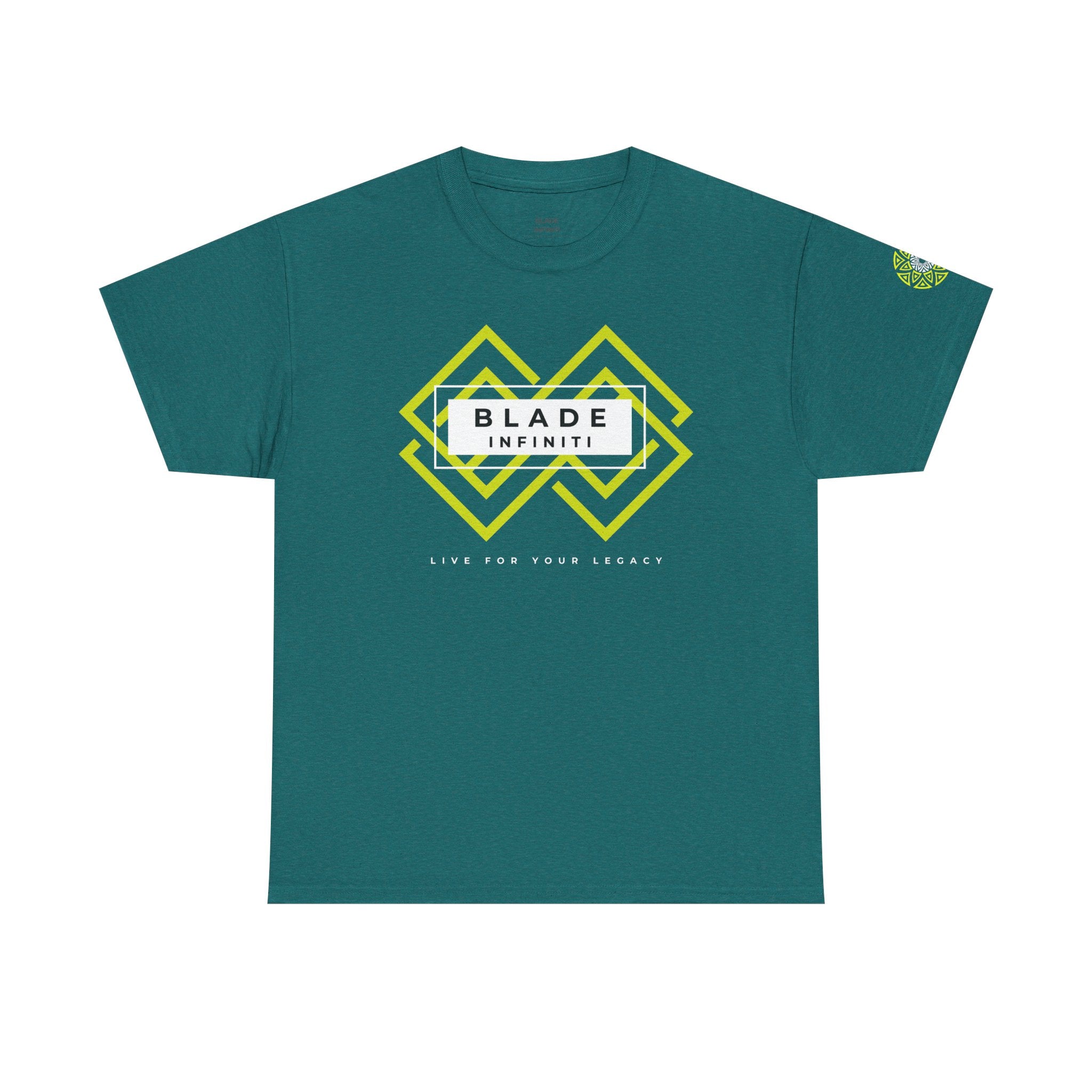 Geometric Odyssey Version 4 Neon Green T-Shirt