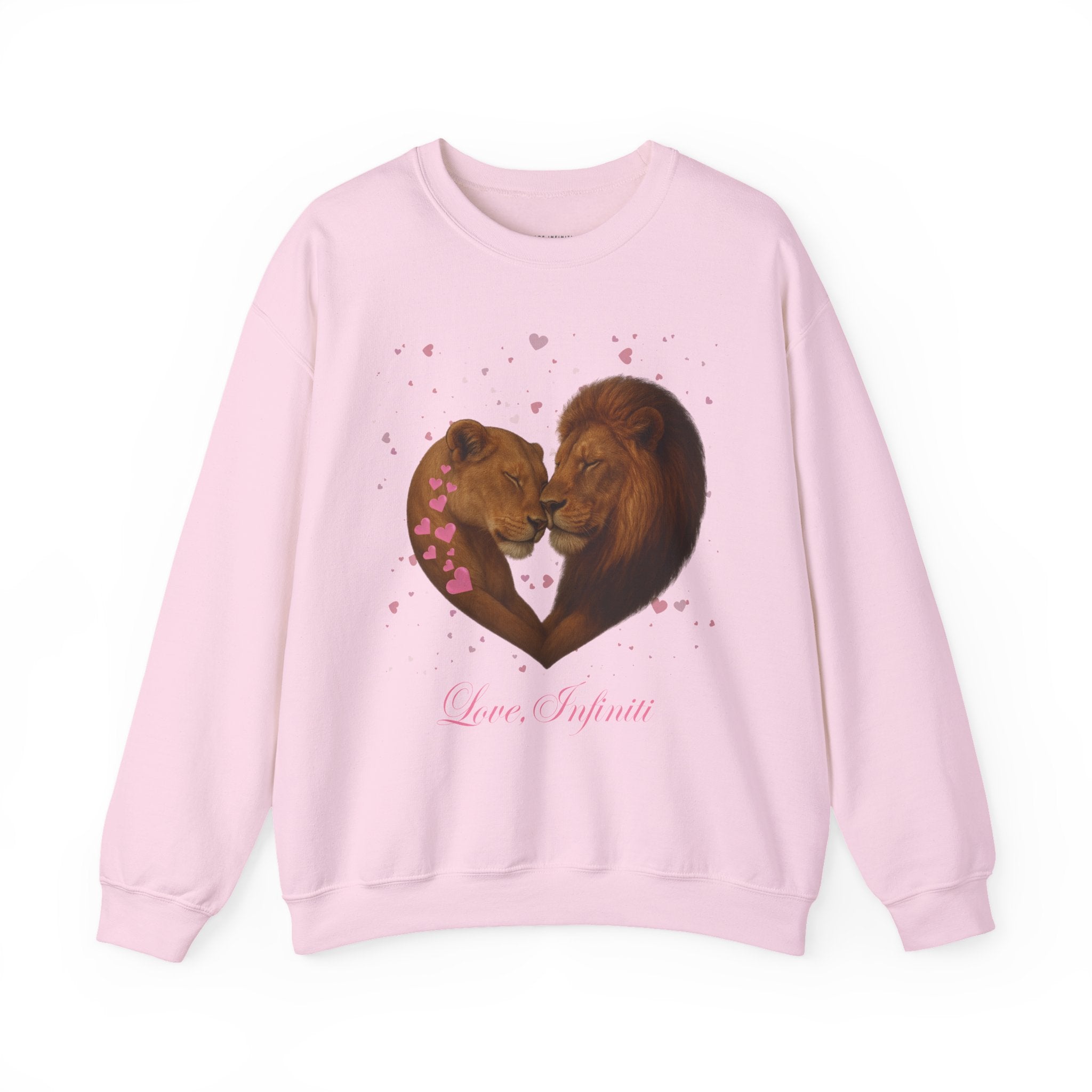 Lion Hearts - Love, Infiniti Unisex Crewneck Sweater