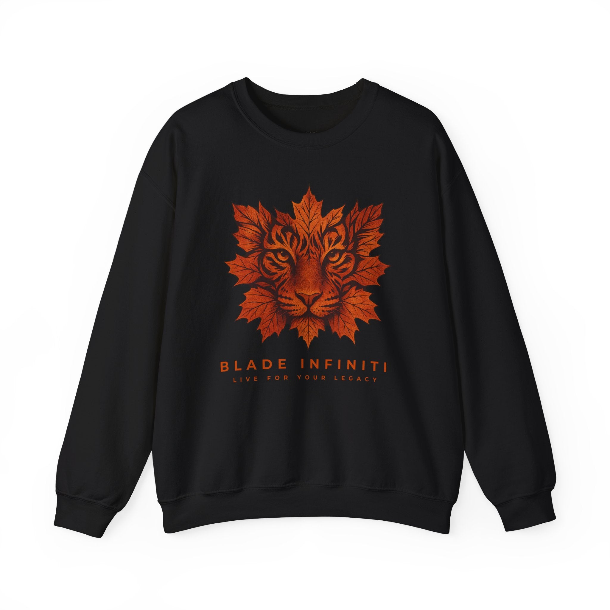 Fall Maple Tiger Unisex Crewneck Sweater