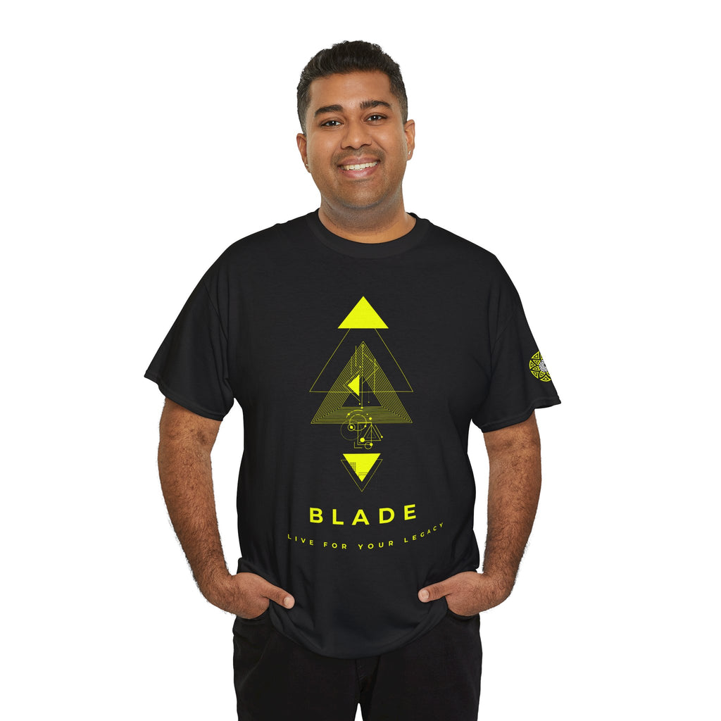 Geometric Odyssey Neon Green TX T-Shirt