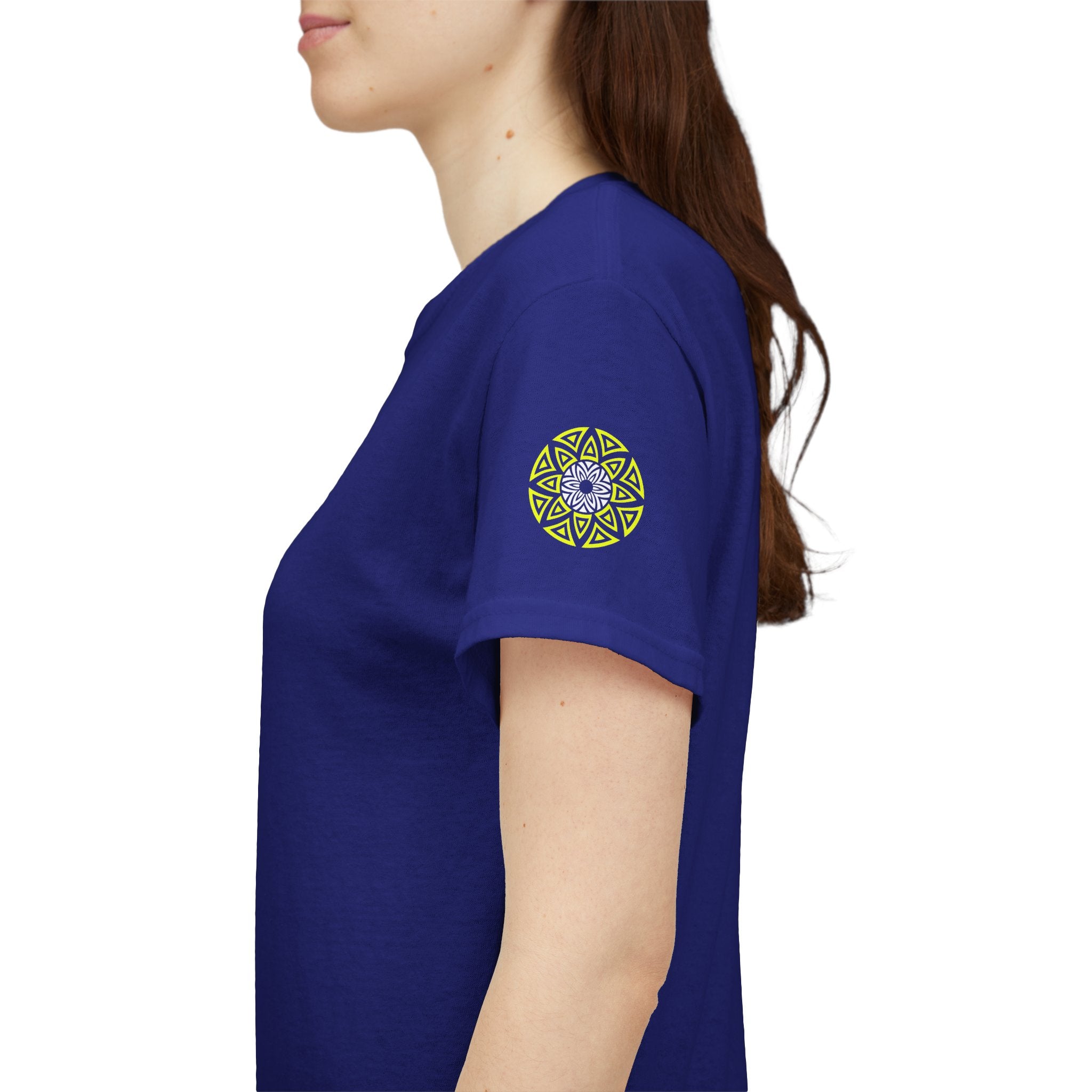 Geometric Odyssey Version 3 Neon Green T-Shirt
