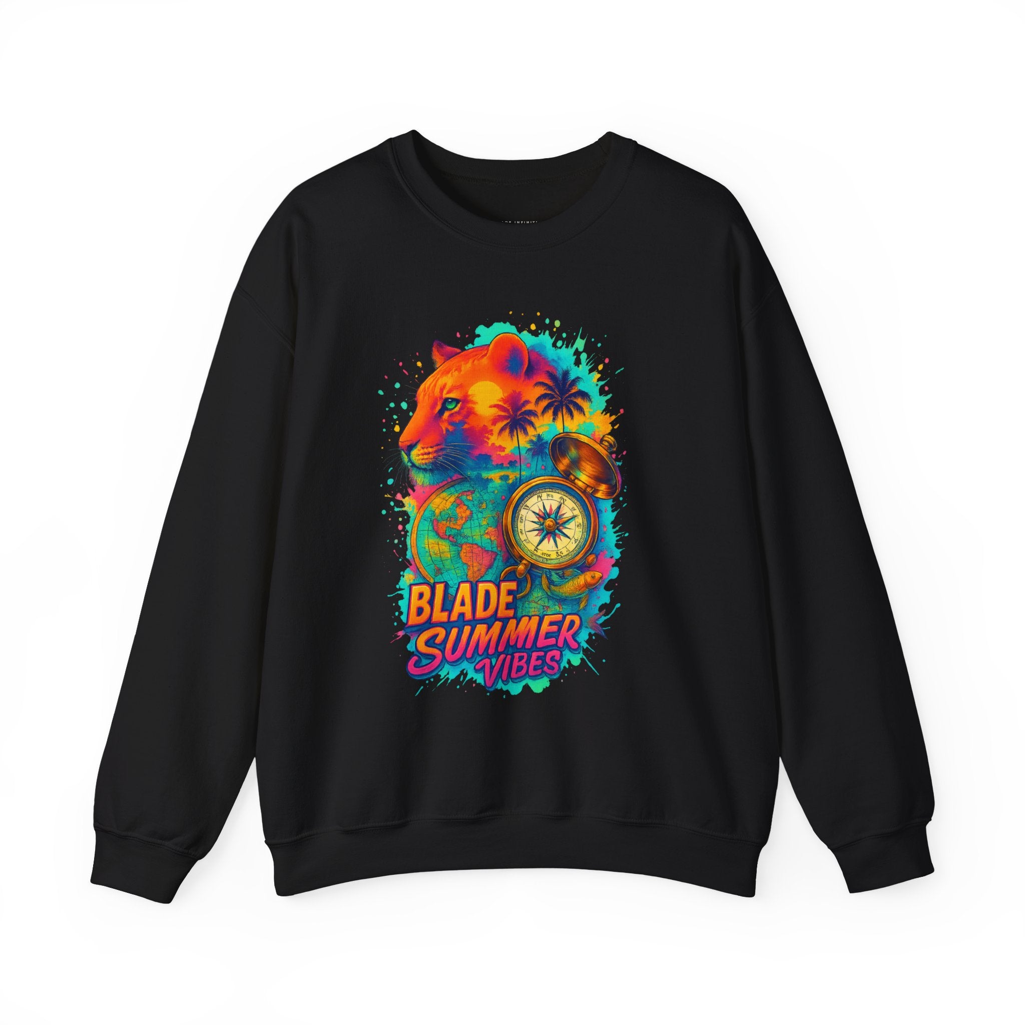 Primal Palms V1 Lion Unisex Crewneck Sweater