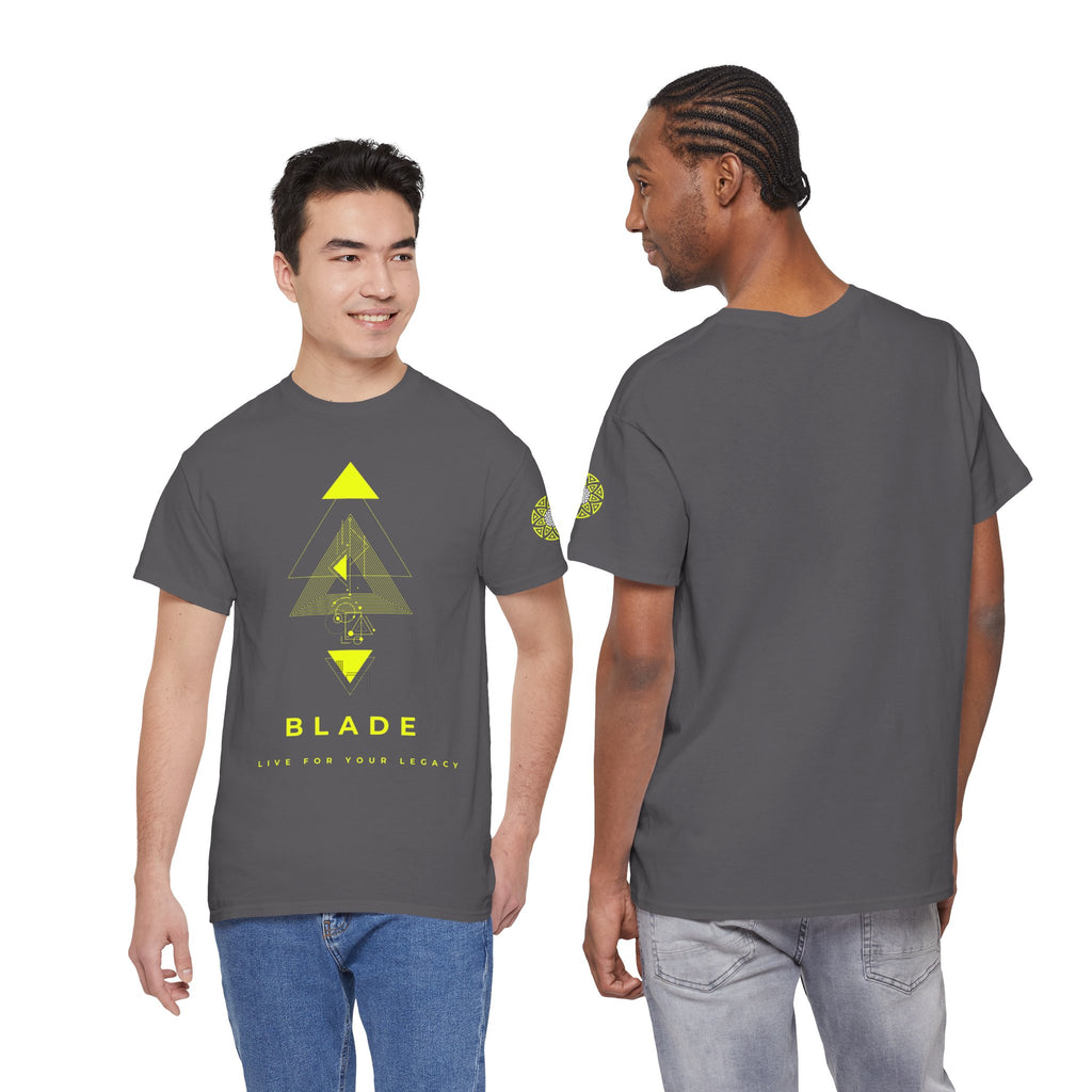 Geometric Odyssey Neon Green TX T-Shirt