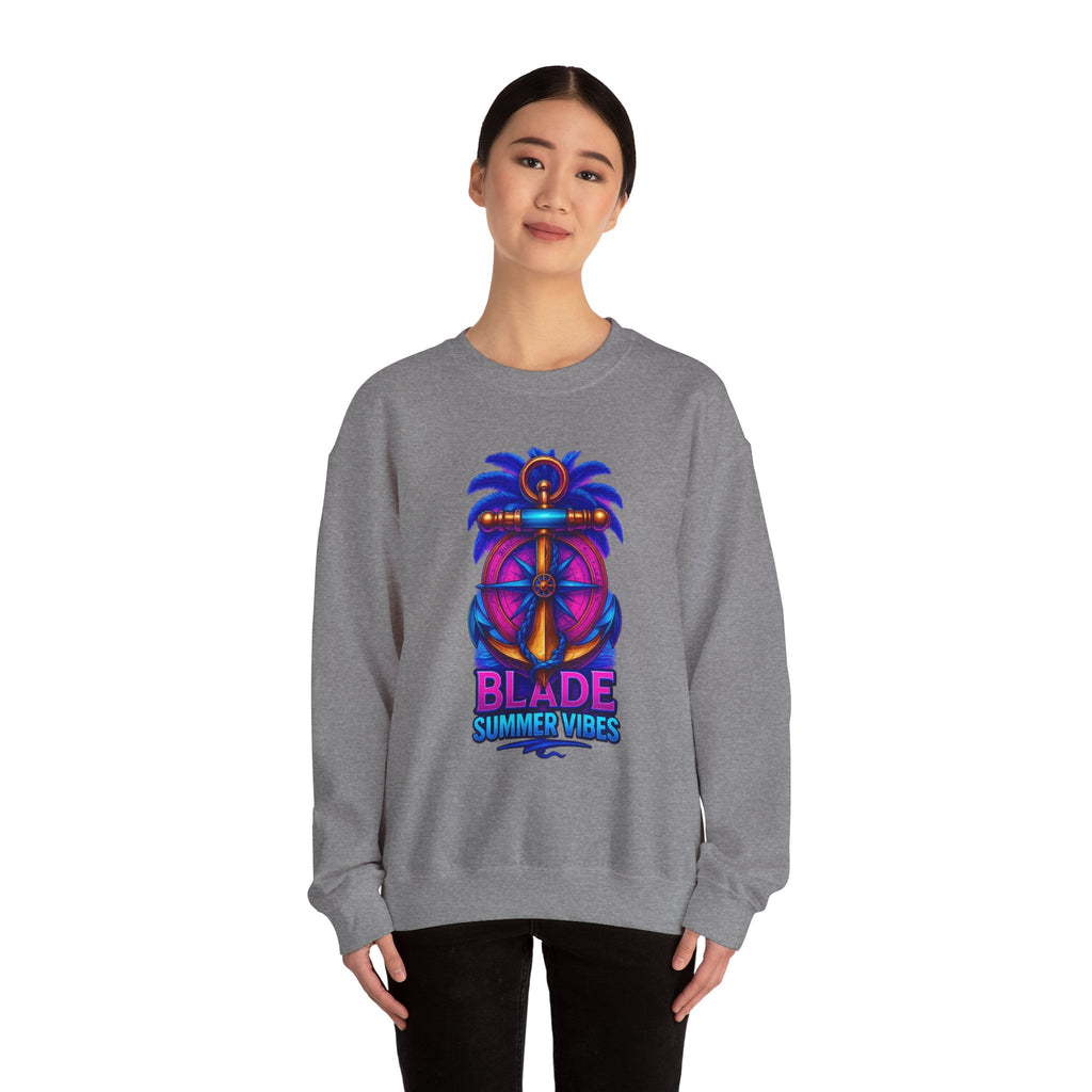 Anchor Compass Unisex Crewneck Sweater
