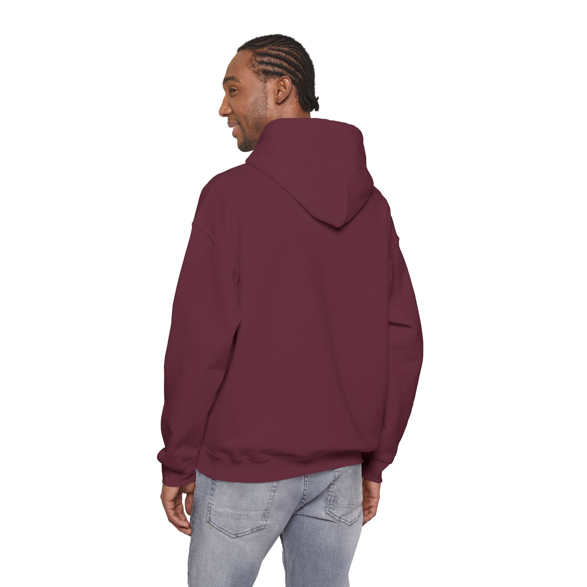 Custom Embroidered Unisex Hoodie – Ethically Sourced Cotton Blend