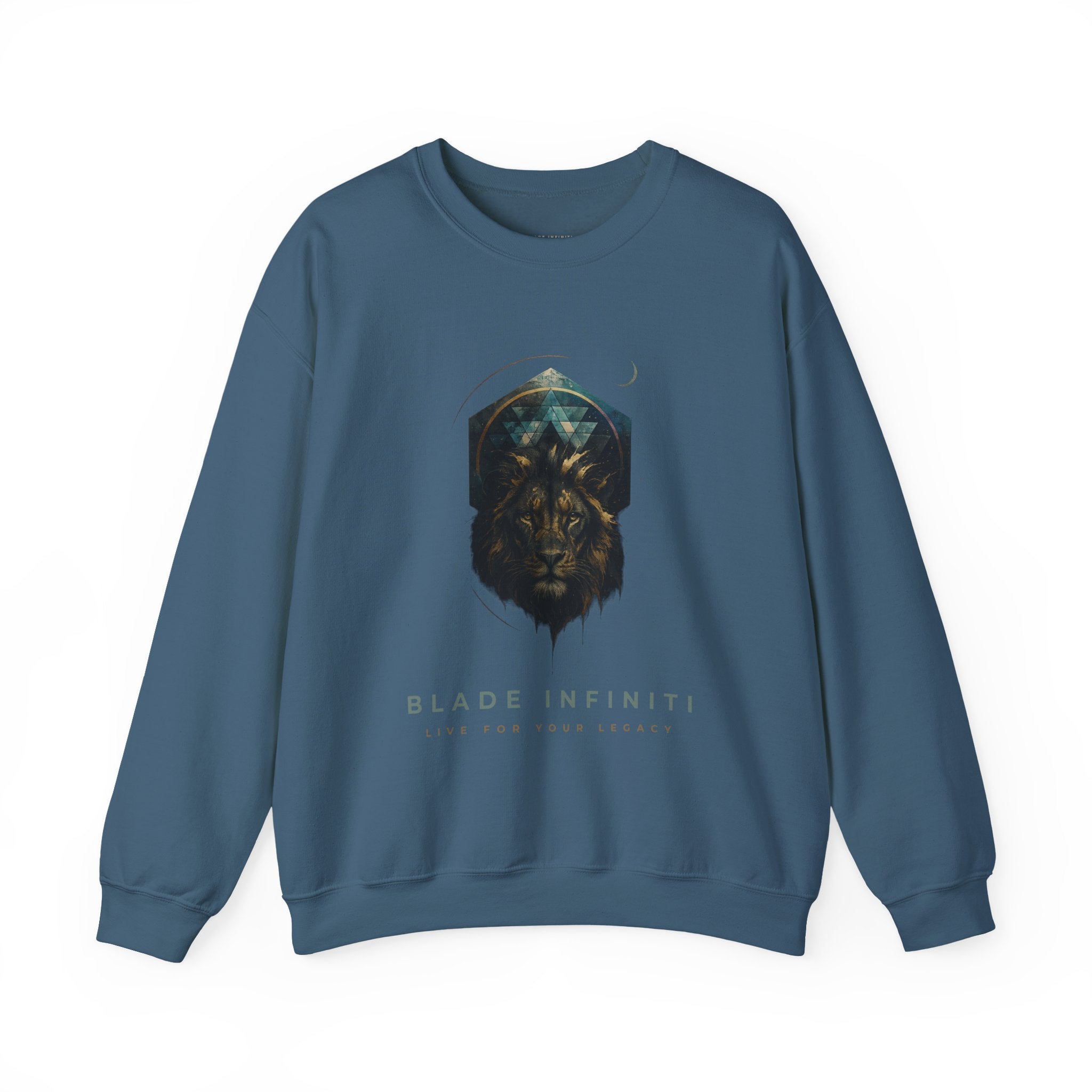 Galactic Lion Unisex Crewneck Sweater
