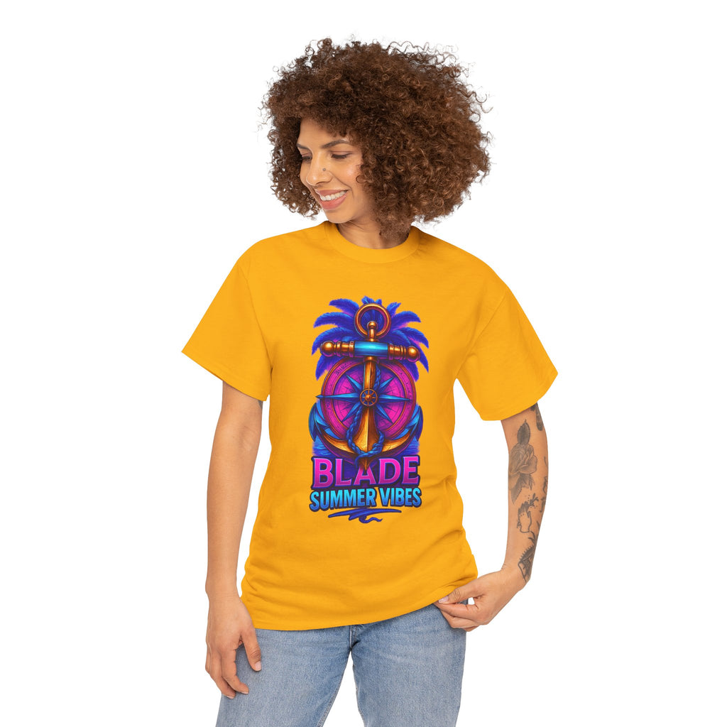 Anchor Compass Multi Blue/Pink T-Shirt