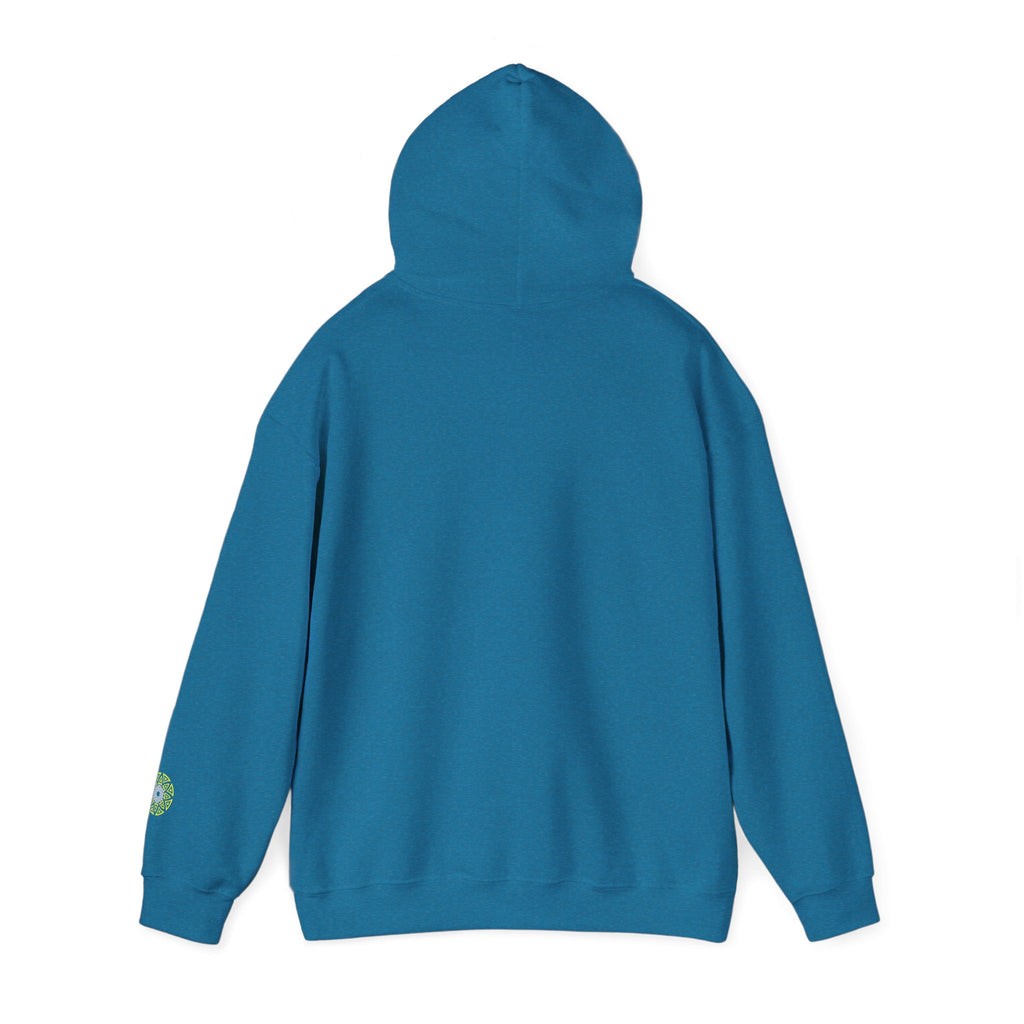 Geometric Odyssey Pink/Green Hoodie