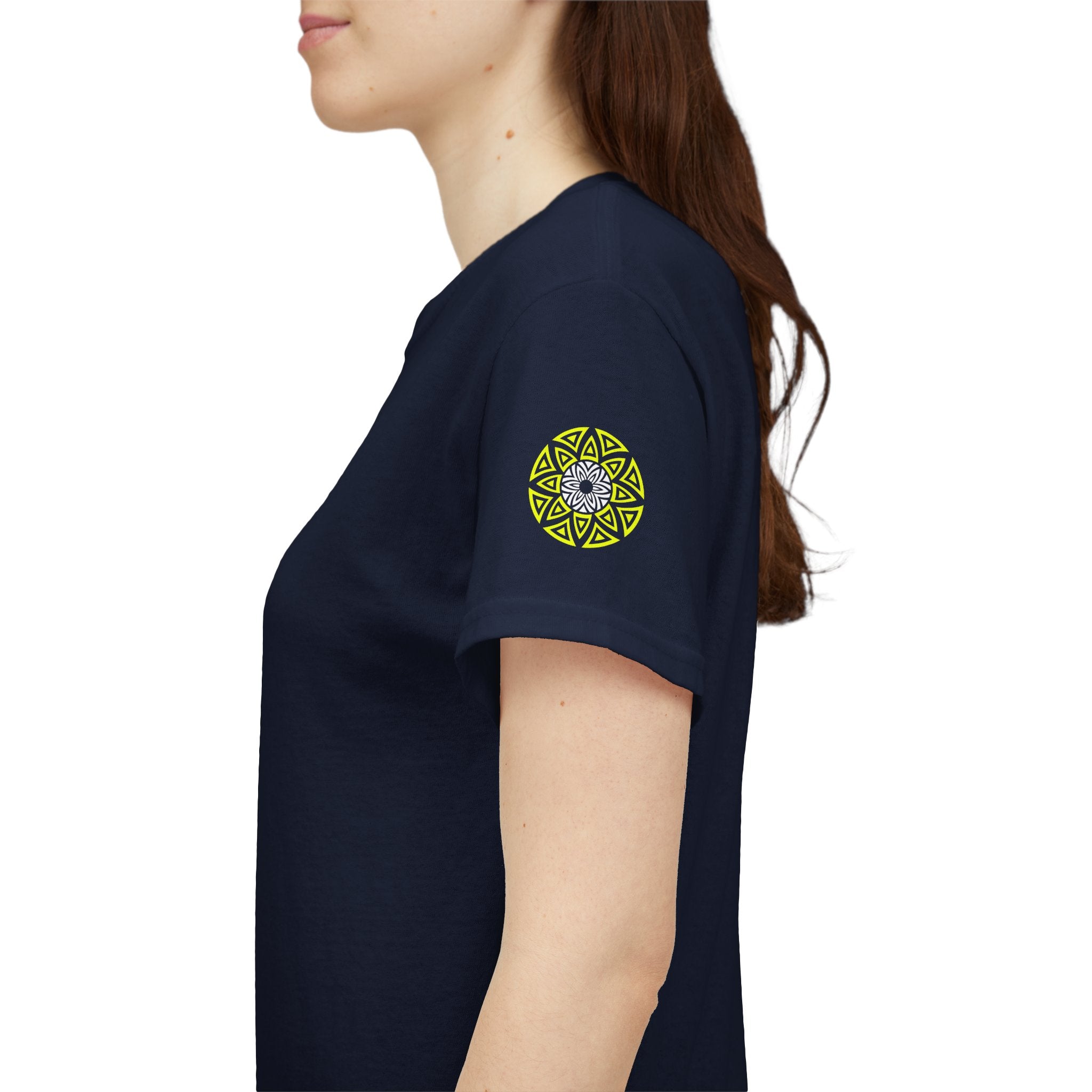Geometric Odyssey Version 3 Neon Green T-Shirt