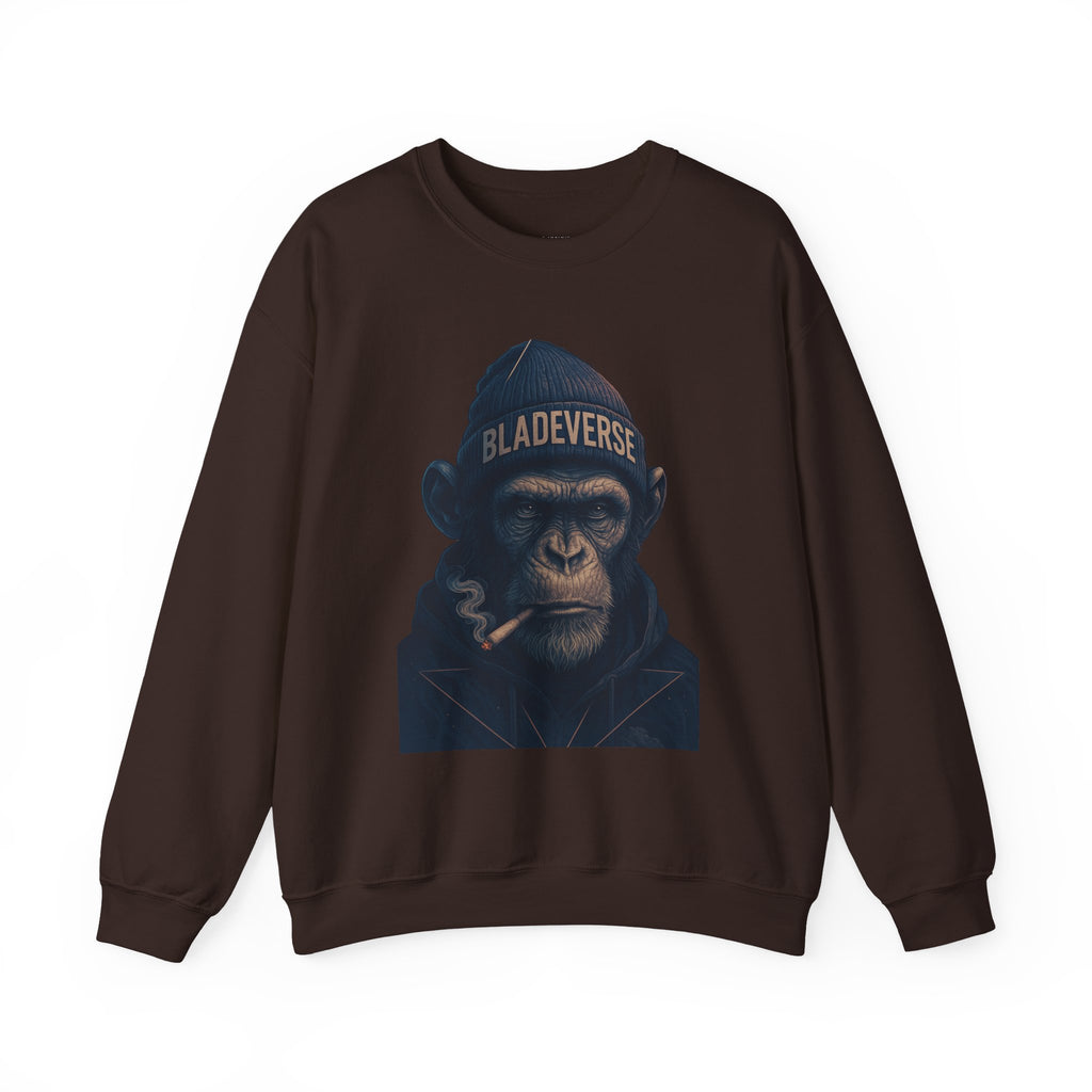 Bladeverse Galactic Weed/Pot Monkey Unisex Crewneck Sweater