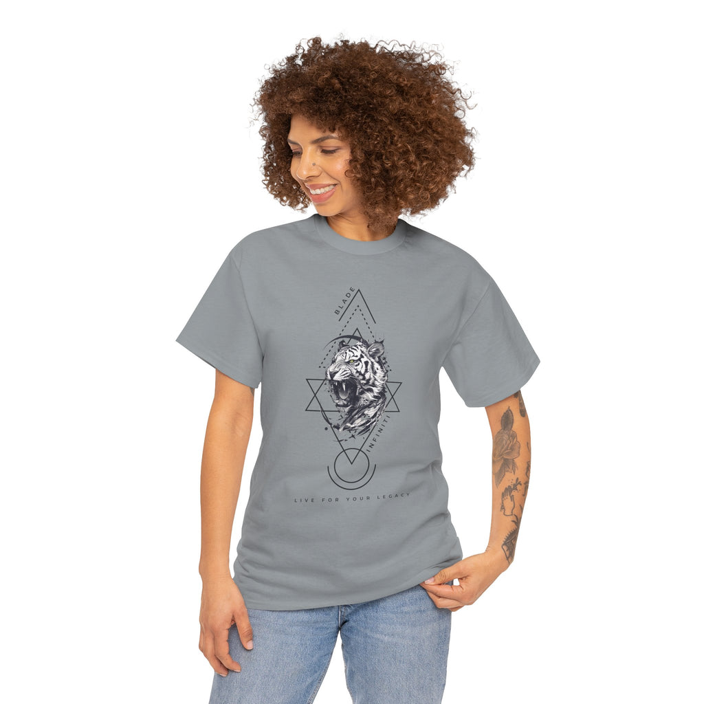 Geometric King Black TX Tiger T-Shirt