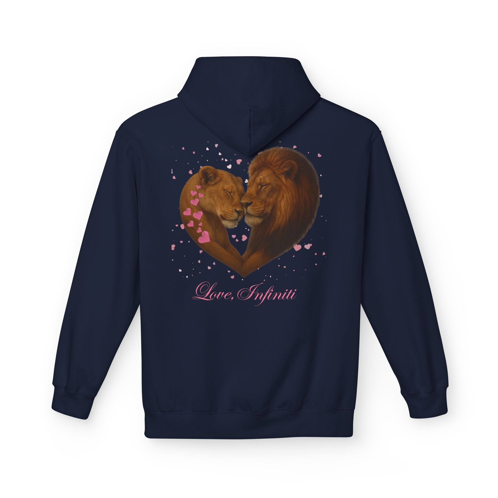 Lion Hearts - Love, Infiniti Unisex Hoodie