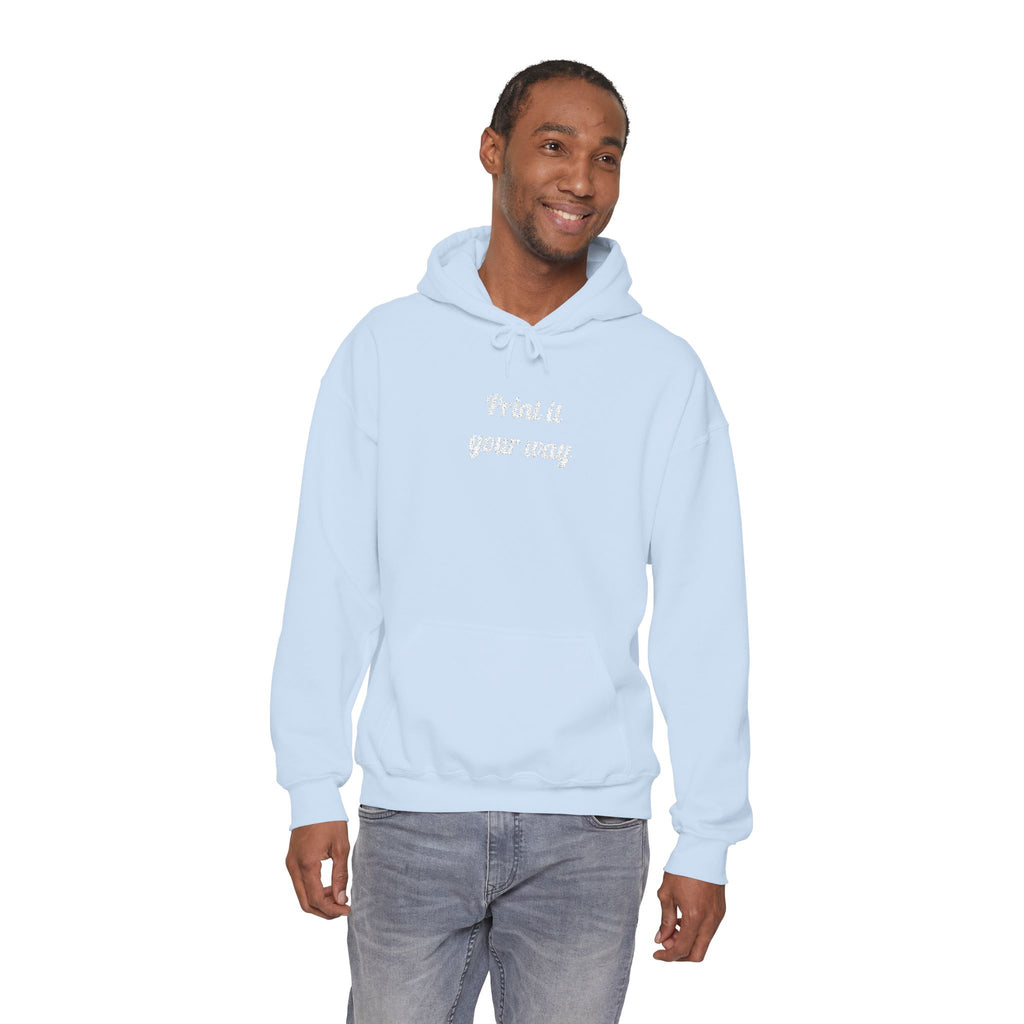 Custom Embroidered Unisex Hoodie – Ethically Sourced Cotton Blend