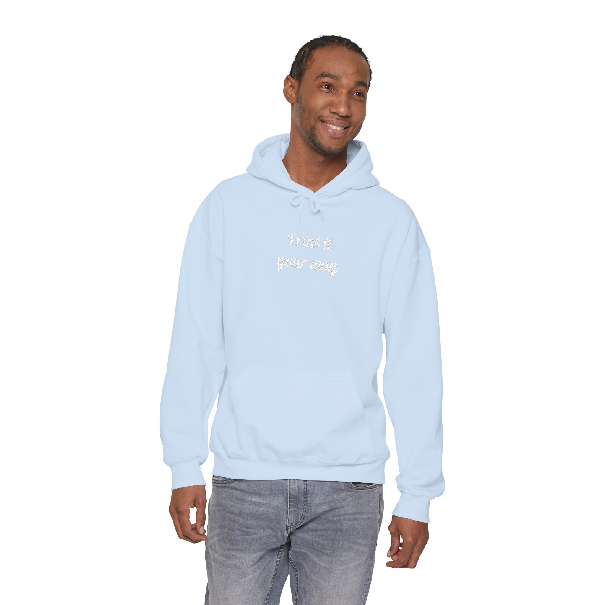 Custom Embroidered Unisex Hoodie – Ethically Sourced Cotton Blend