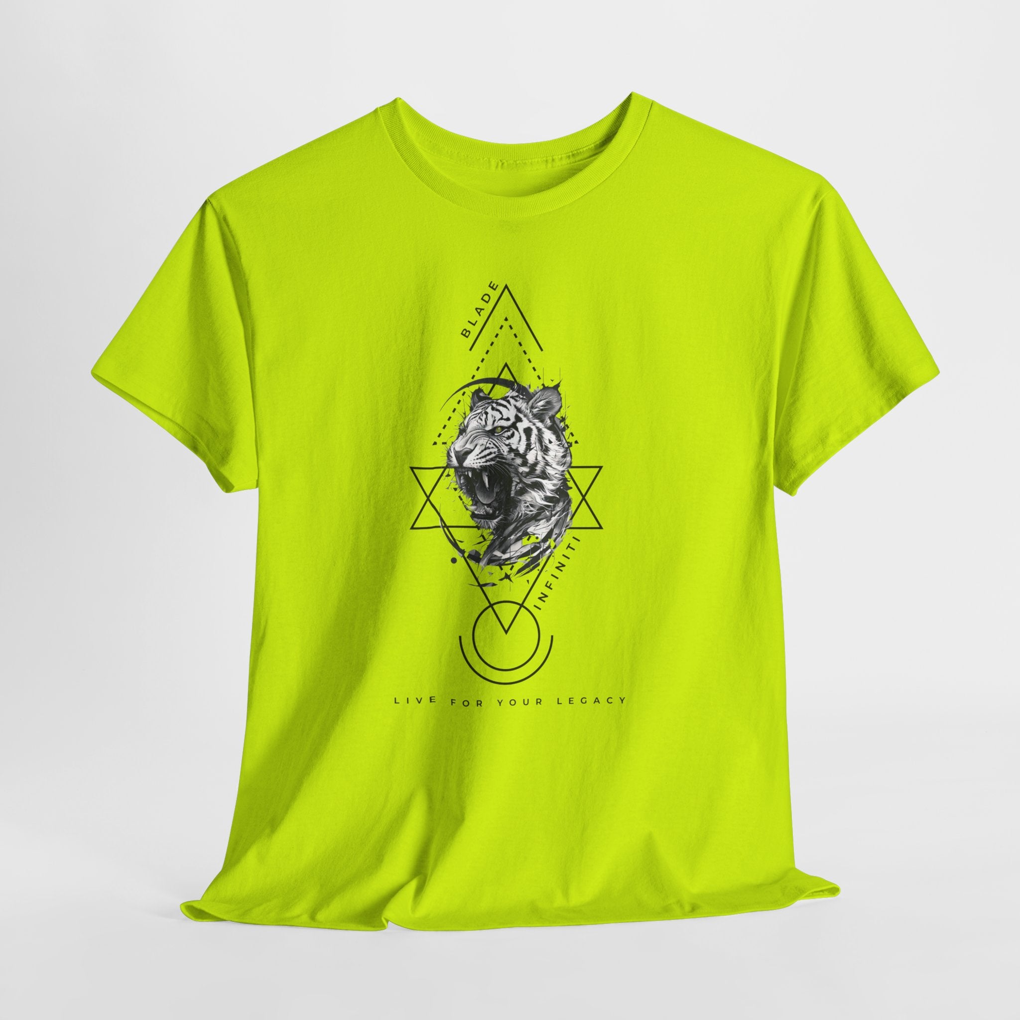 Geometric King Black TX Tiger T-Shirt