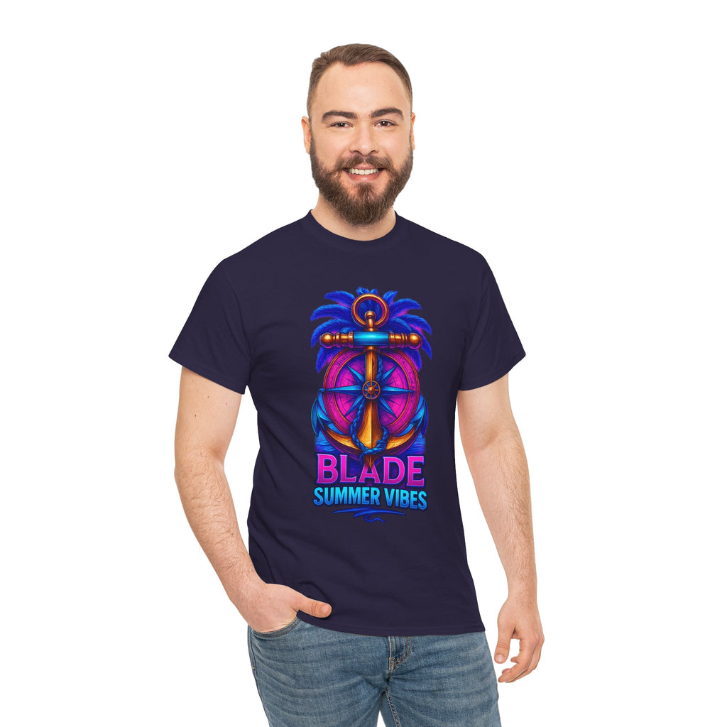 Anchor Compass Multi Blue/Pink T-Shirt
