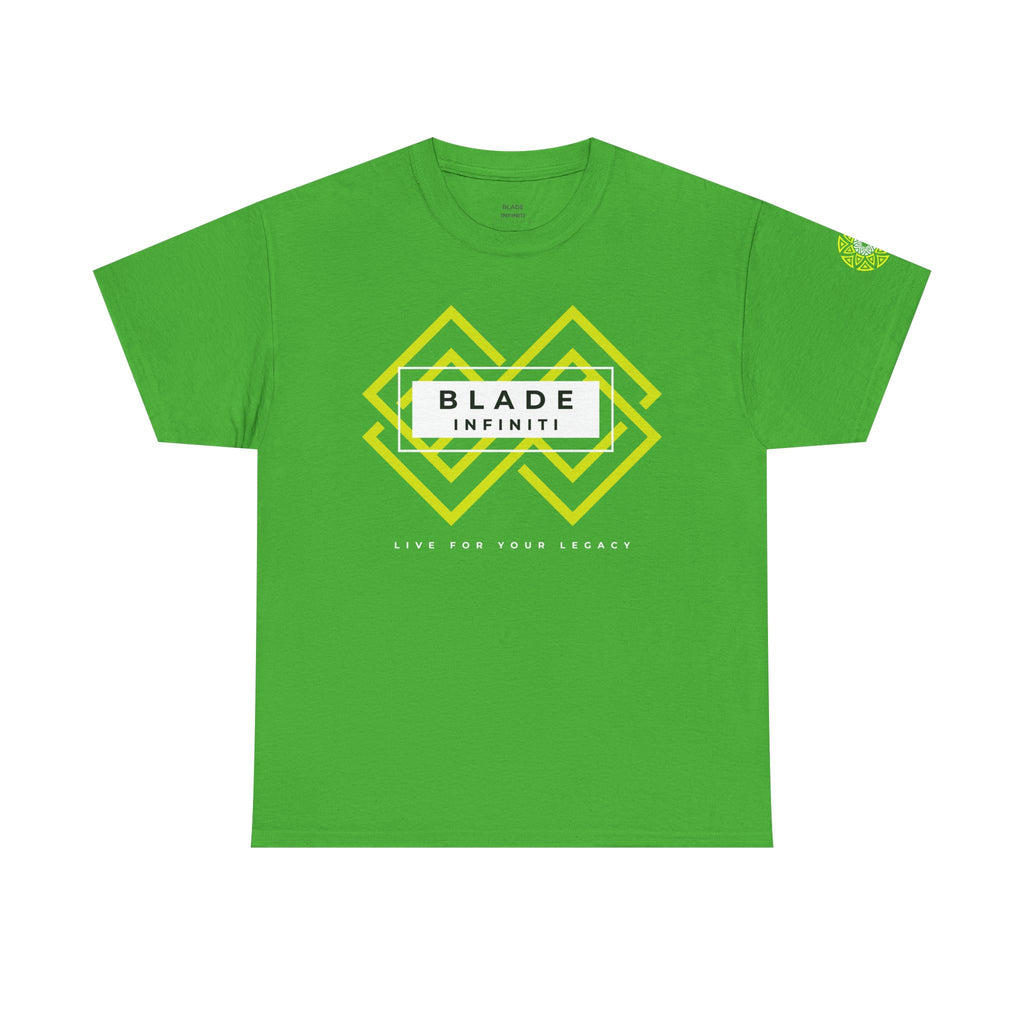 Geometric Odyssey Version 4 Neon Green T-Shirt