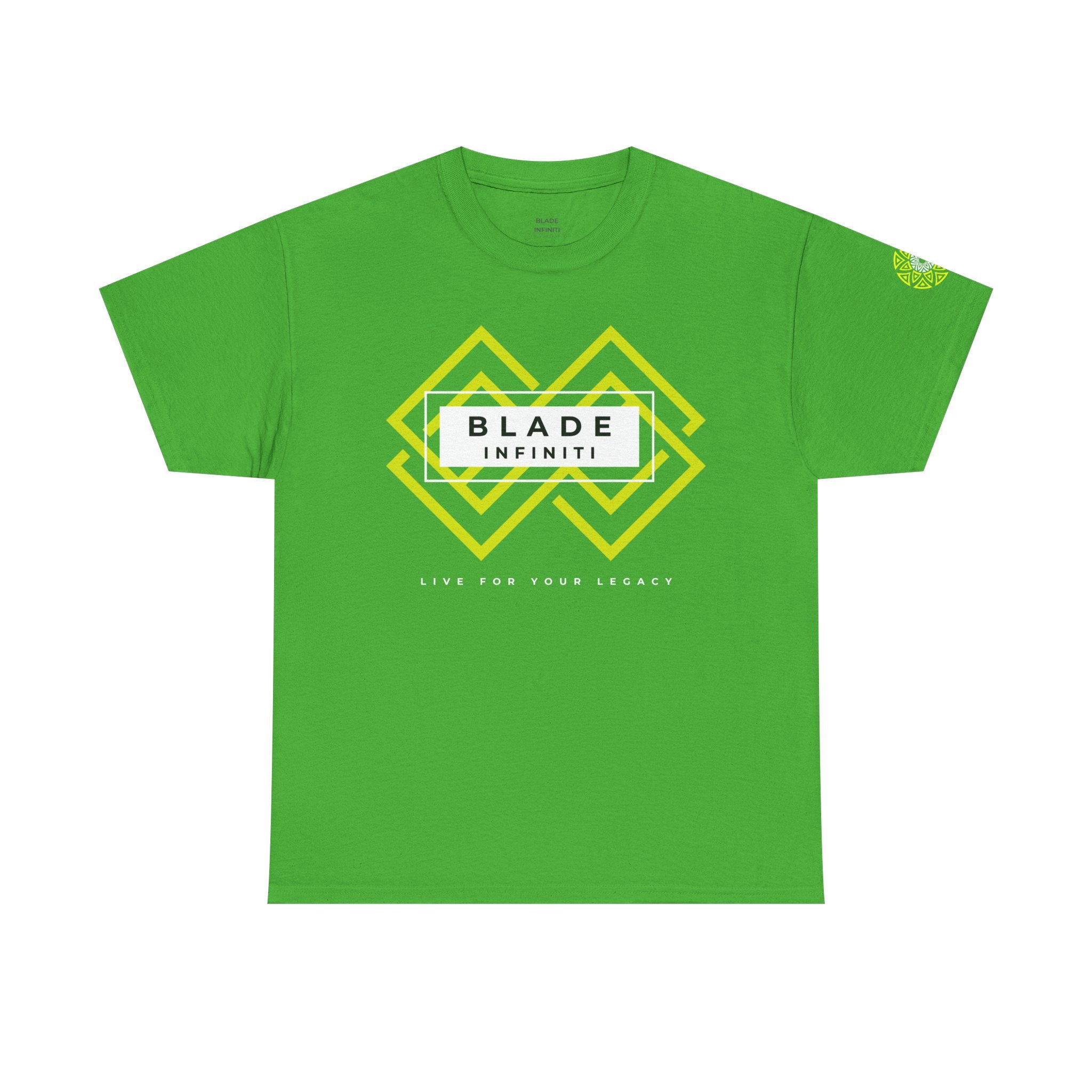 Geometric Odyssey Version 4 Neon Green T-Shirt