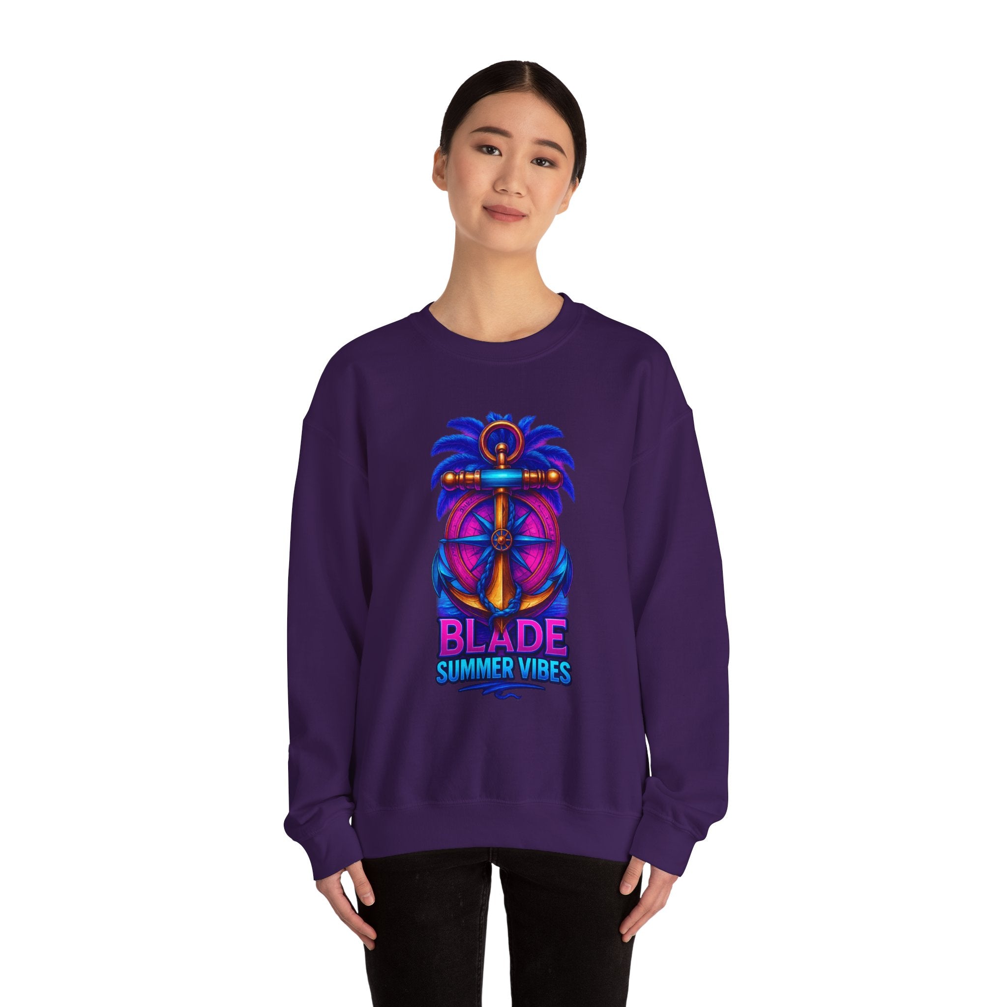 Anchor Compass Unisex Crewneck Sweater