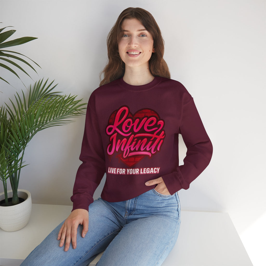 Love, Infiniti Street Vibes Unisex Crewneck Sweater