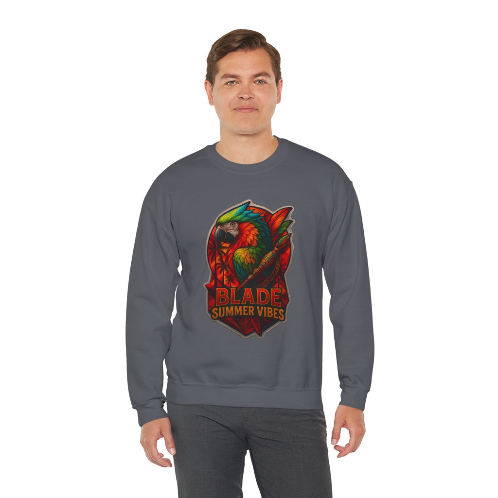 Aztec Parrot Unisex Crewneck Sweater
