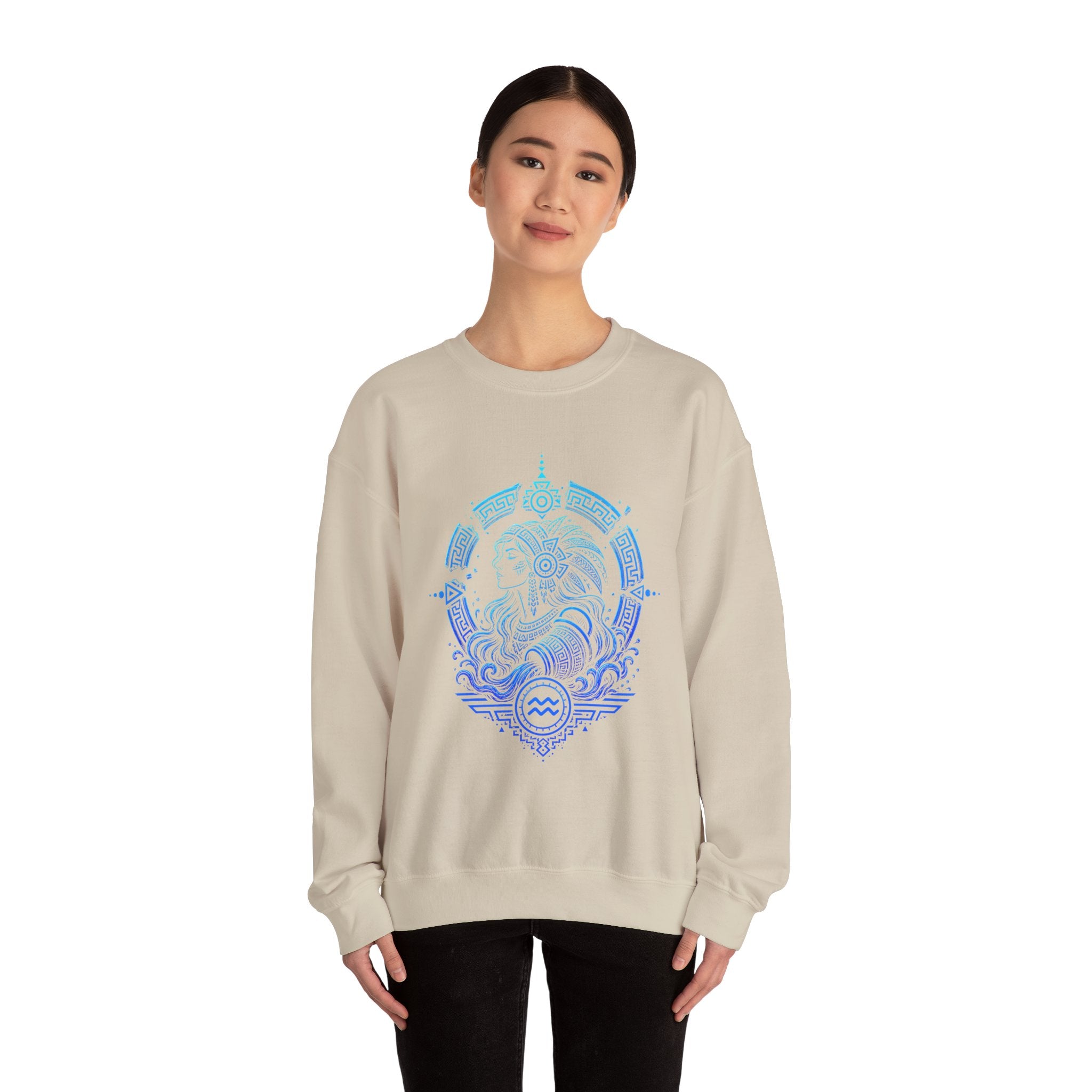 Aquarius Zodiac Version 2 Unisex Sweater