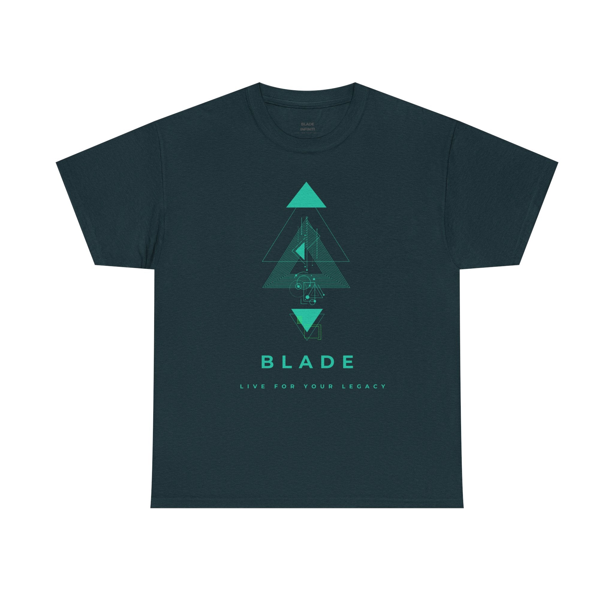Geometric Odyssey Version 3 Teal/Green T-Shirt