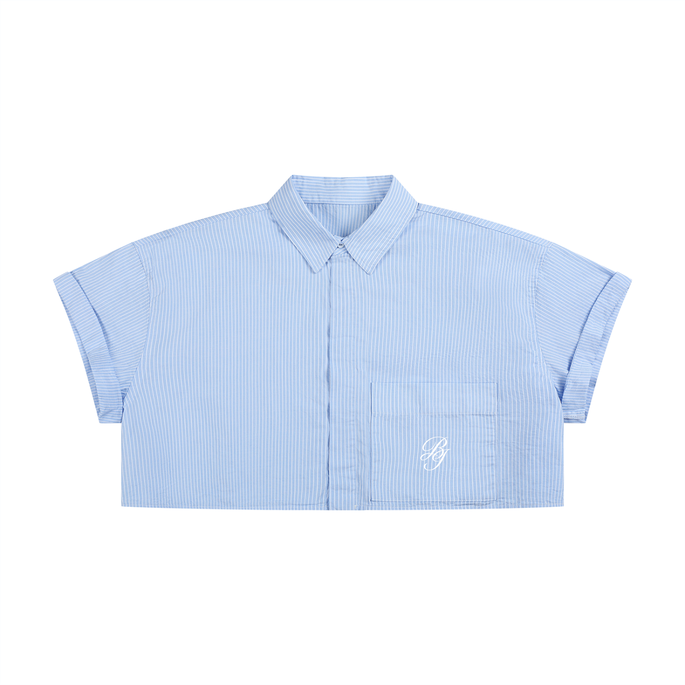 Equilibrium Women’s Striped Boxy Cropped Shirt