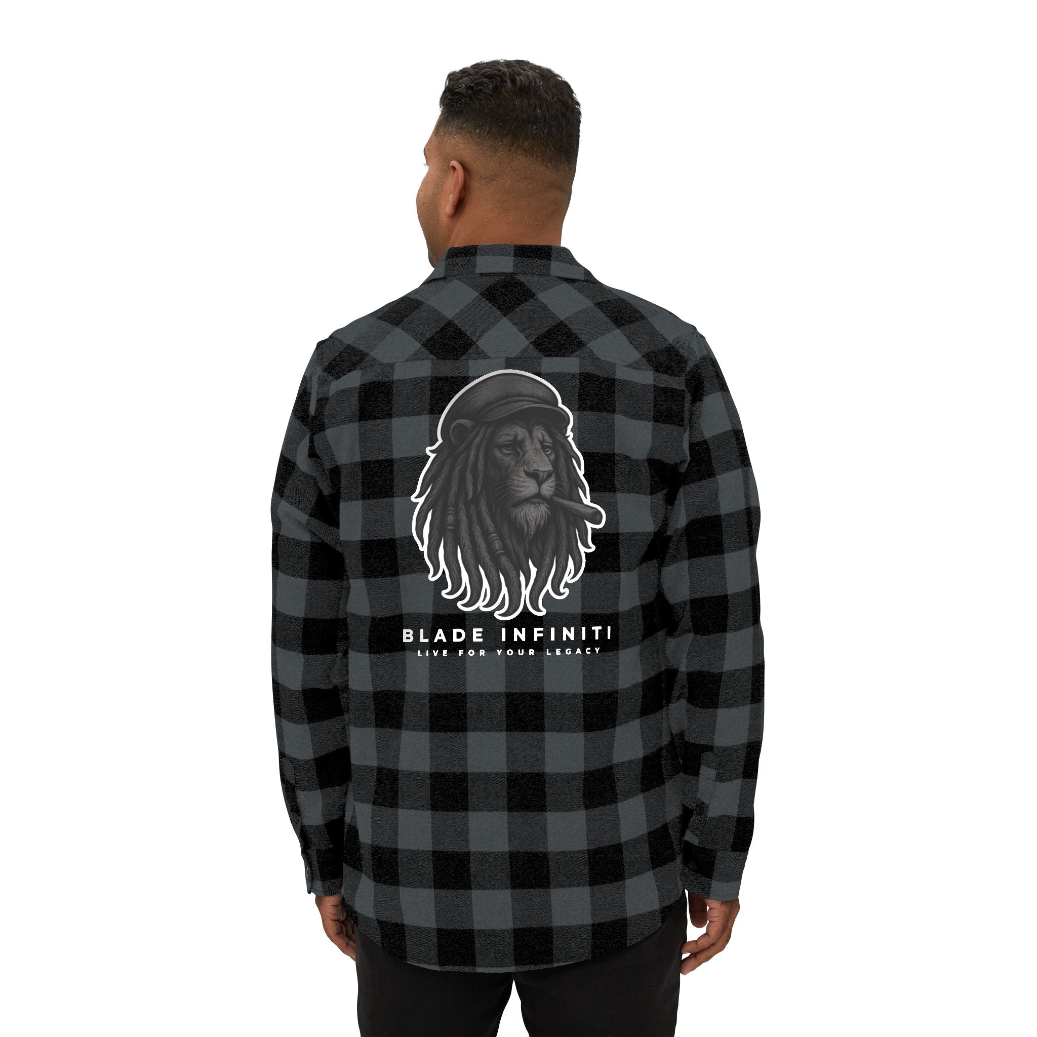 Rasta Lion Version 2 Flannel Shirt