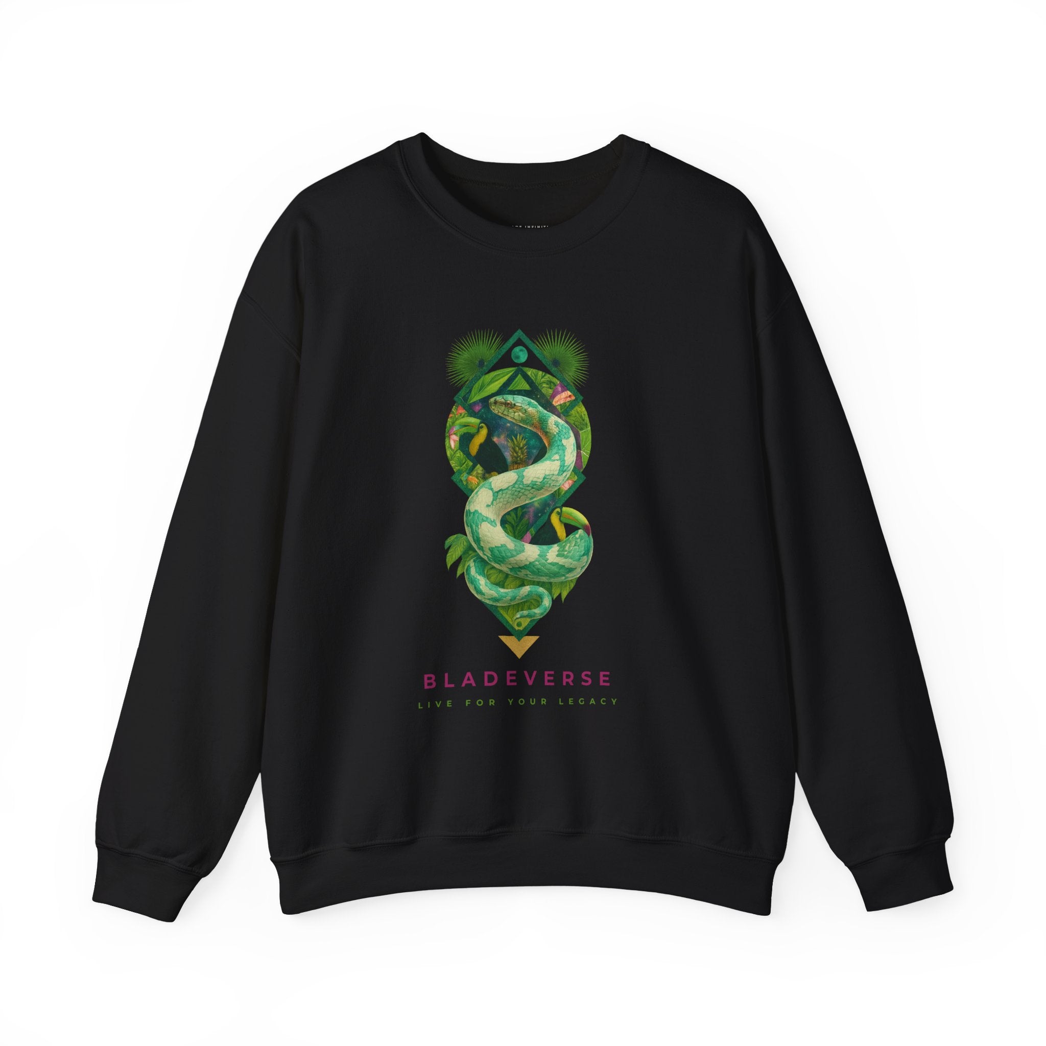 Galactic Snake Unisex Crewneck Sweater