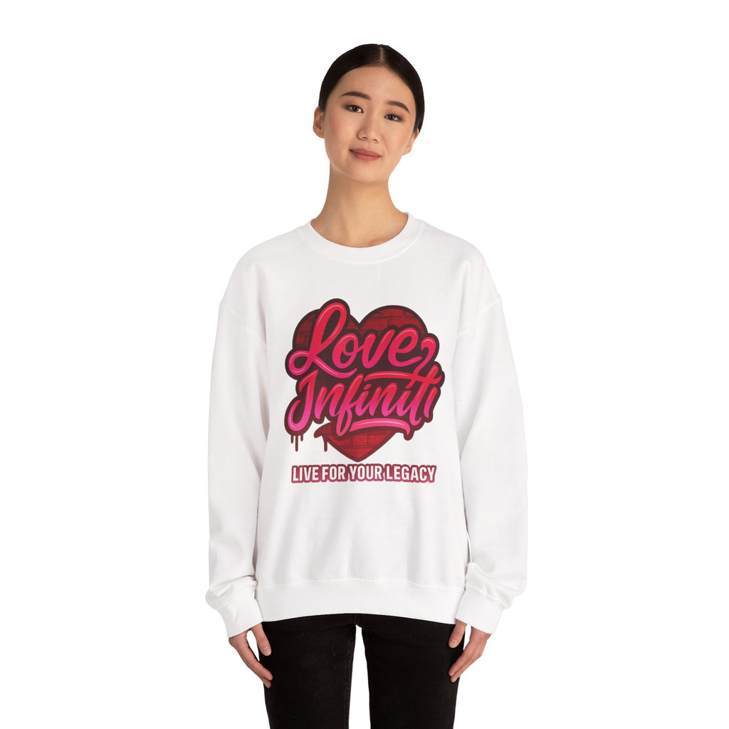 Love, Infiniti Street Vibes Unisex Crewneck Sweater