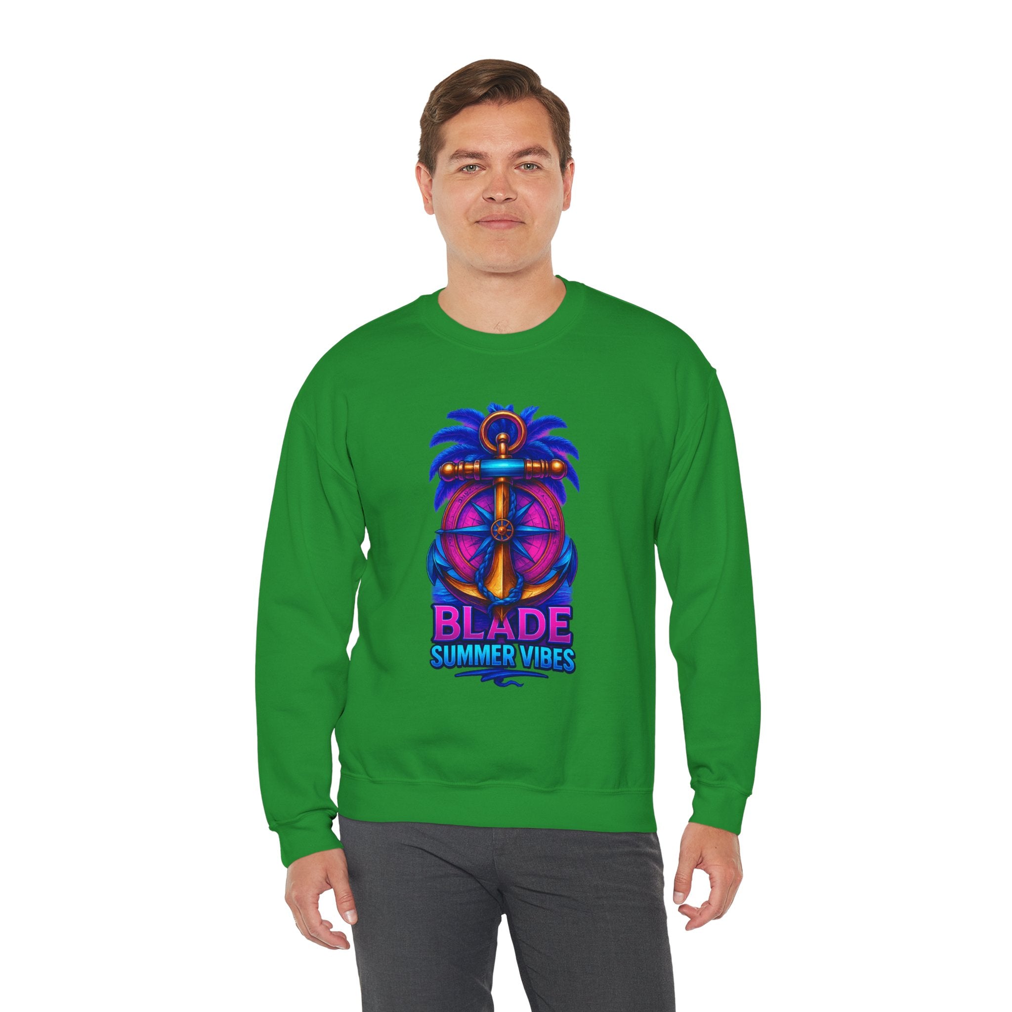 Anchor Compass Unisex Crewneck Sweater