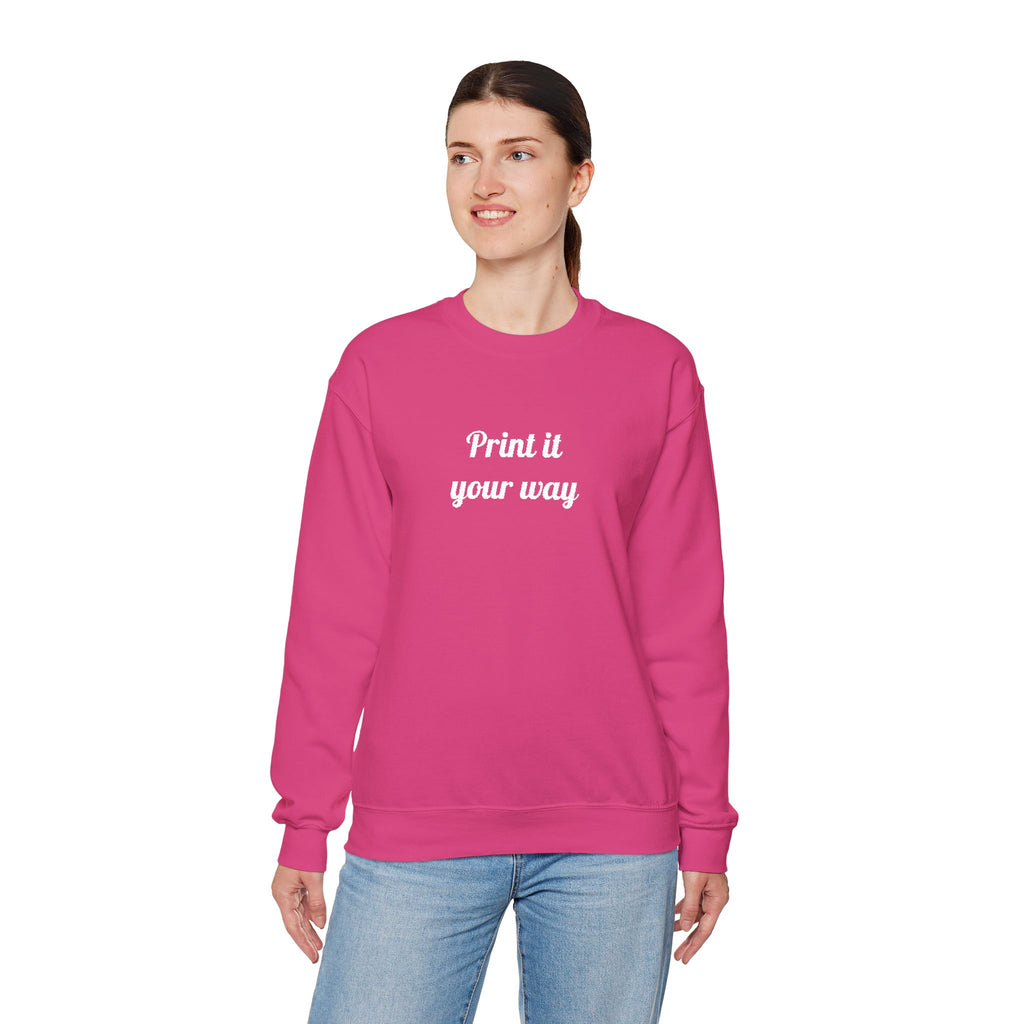 Embroidery Personalization - Unisex Crewneck Sweater (Make It Yours)