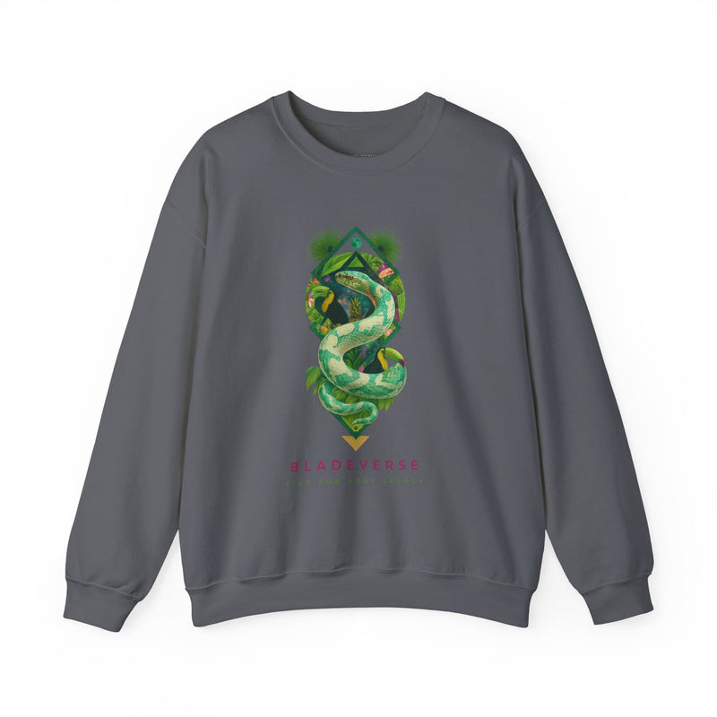 Galactic Snake Unisex Crewneck Sweater