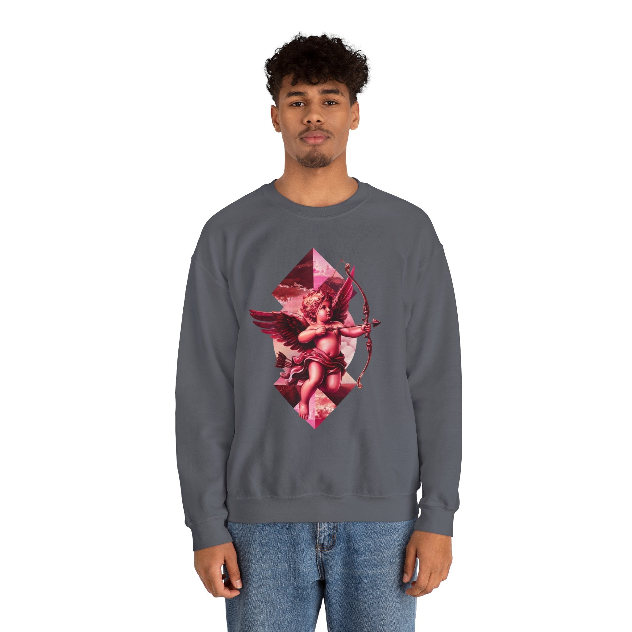 Cupid's Bow + Arrow - Love, Infiniti Unisex Crewneck Sweater