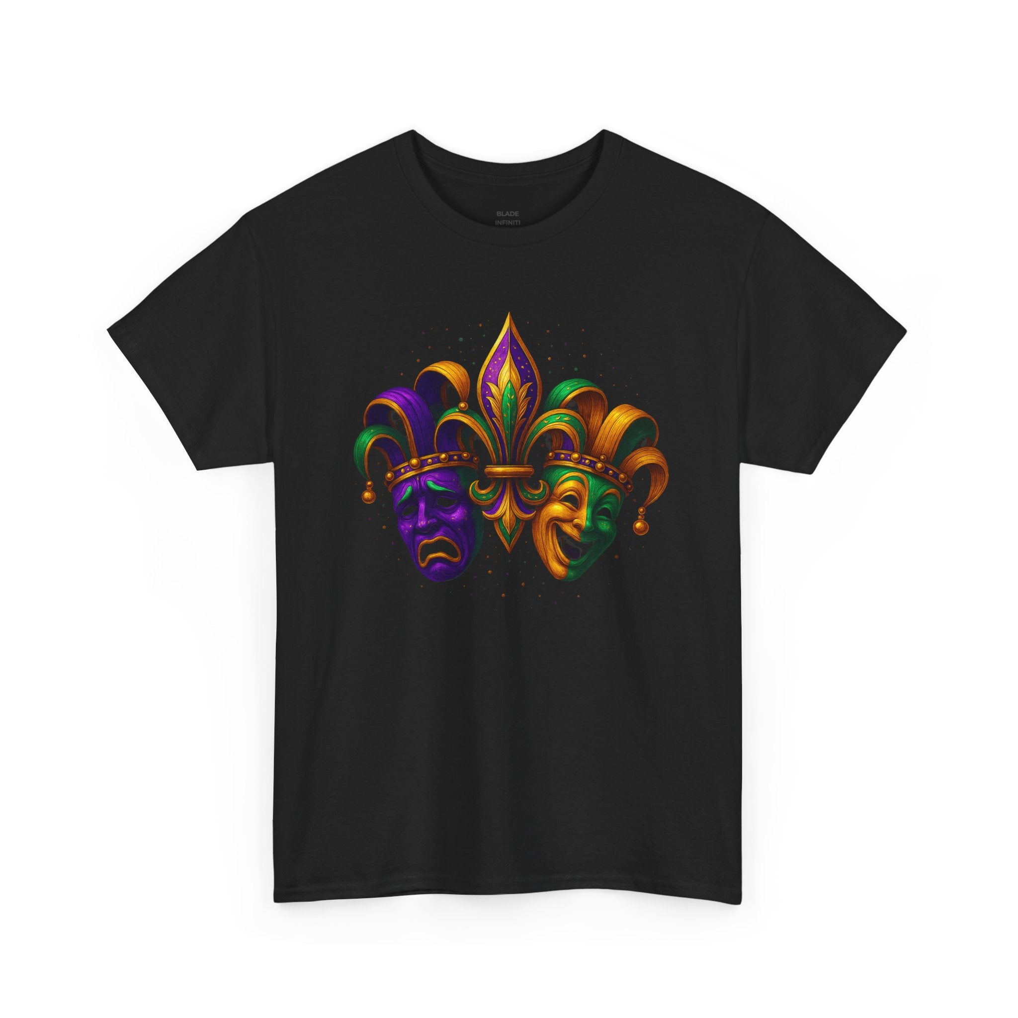 Mardi Gras Mask/Faces T-Shirt