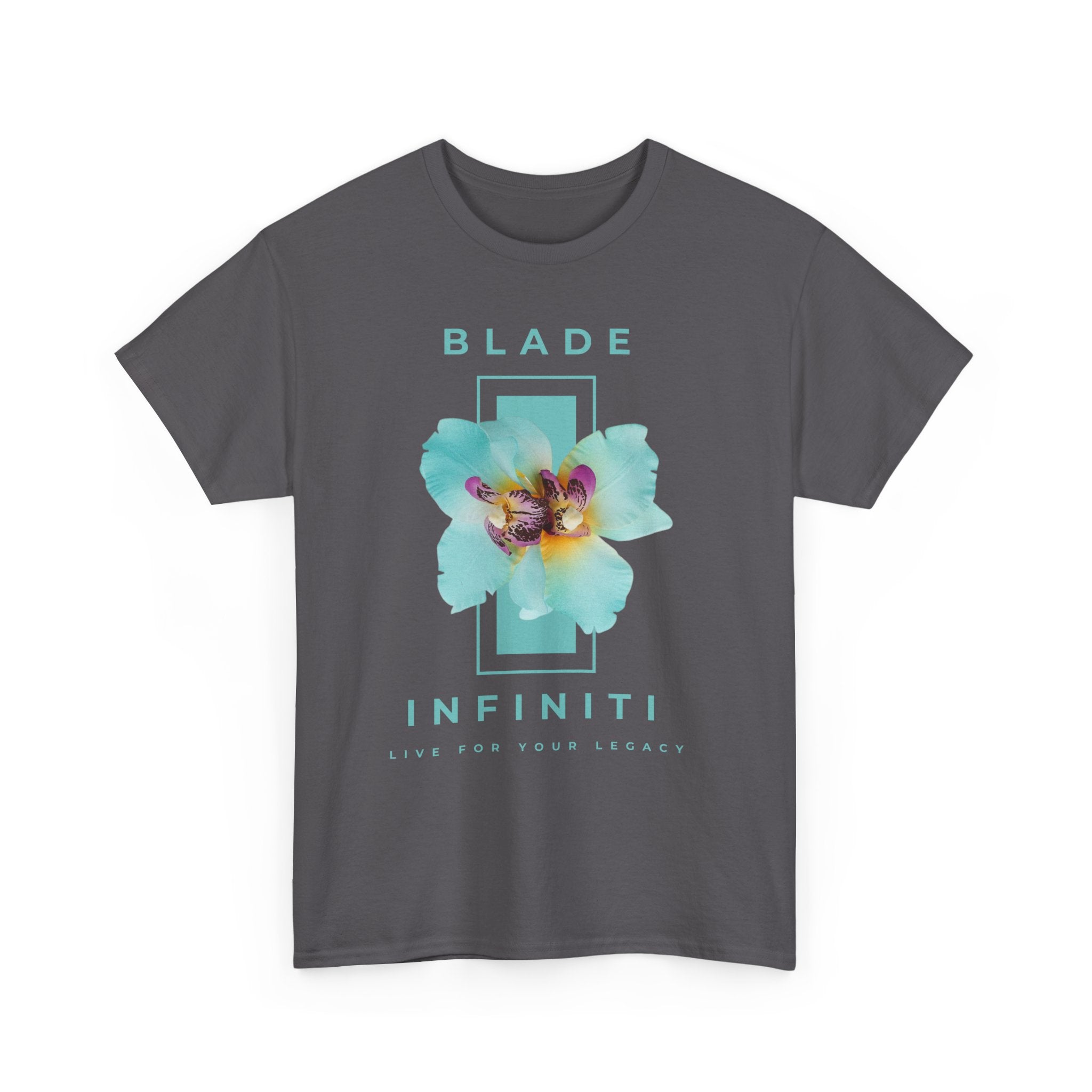 Essence of Infiniti Light Aqua Floral T-Shirt