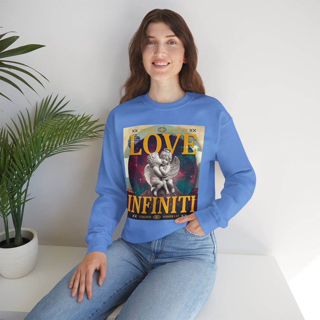 Celestial Love, Infiniti Unisex Crewneck Sweater