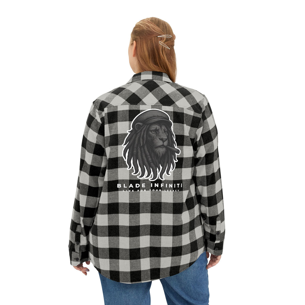 Rasta Lion Version 2 Flannel Shirt