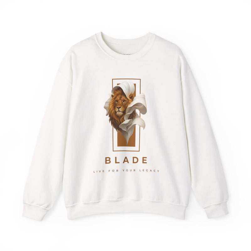 Majestic Bloom Lion Unisex Crewneck Sweater