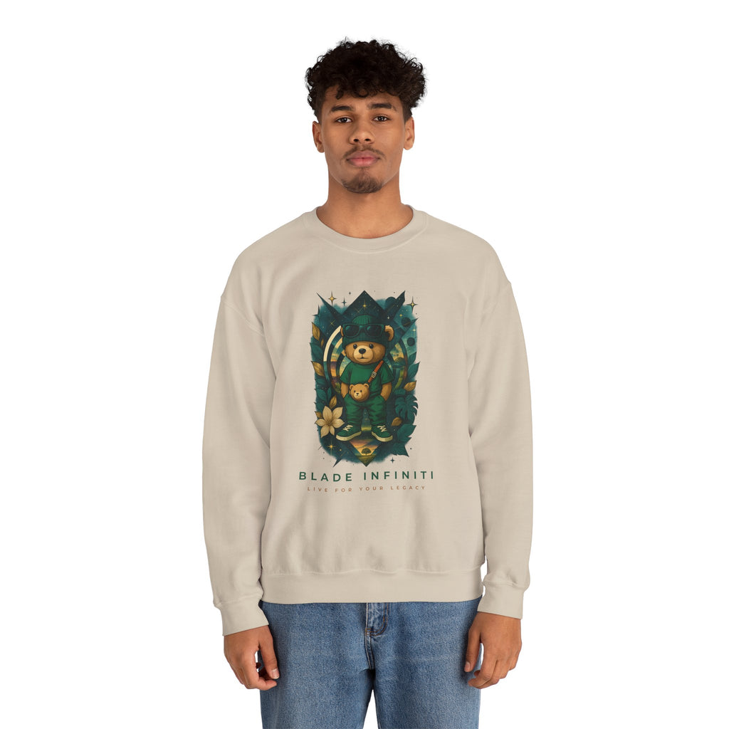 Galactic Teddy Bear V1 Unisex Crewneck Sweater