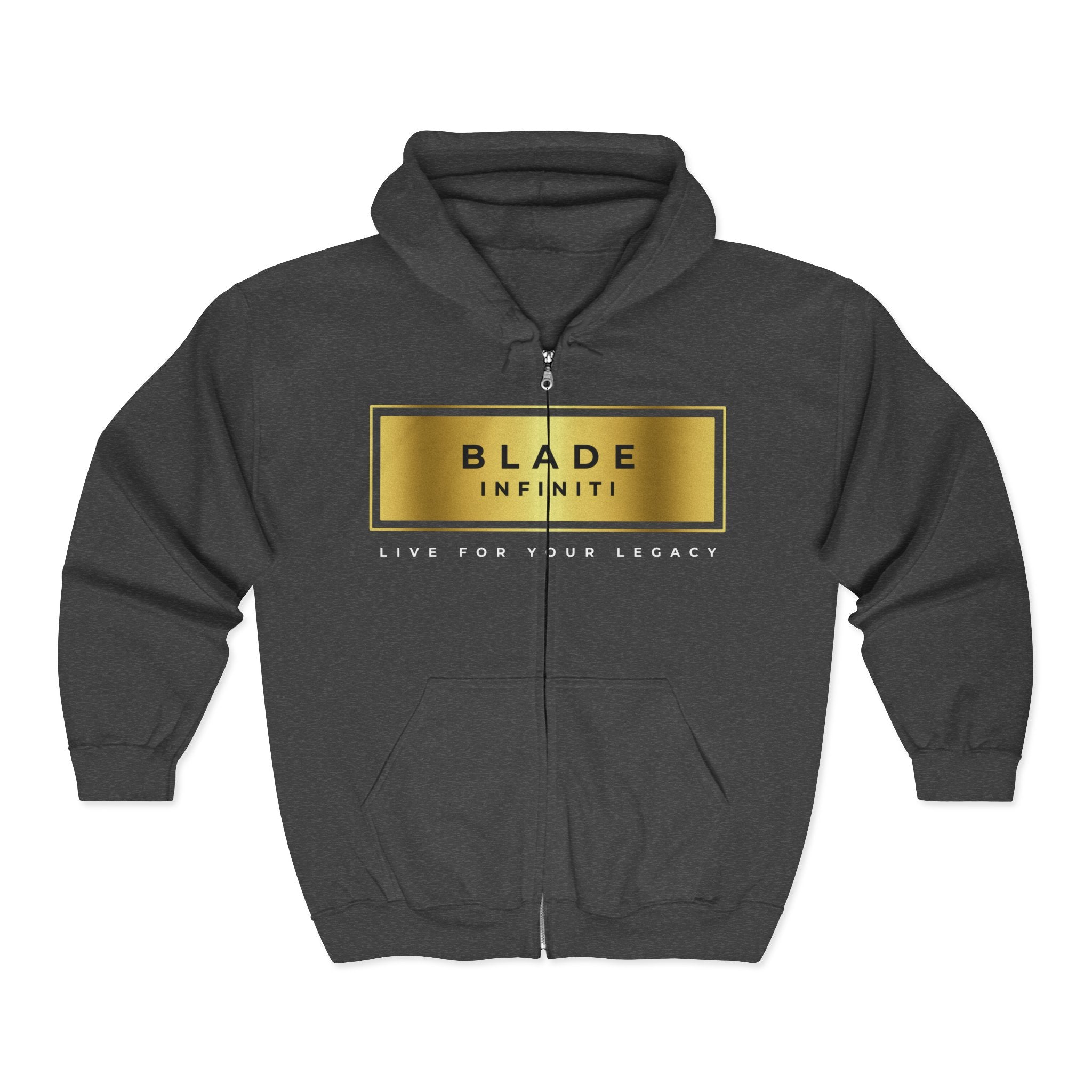 Legacy Essential Gold Zip Hoodie