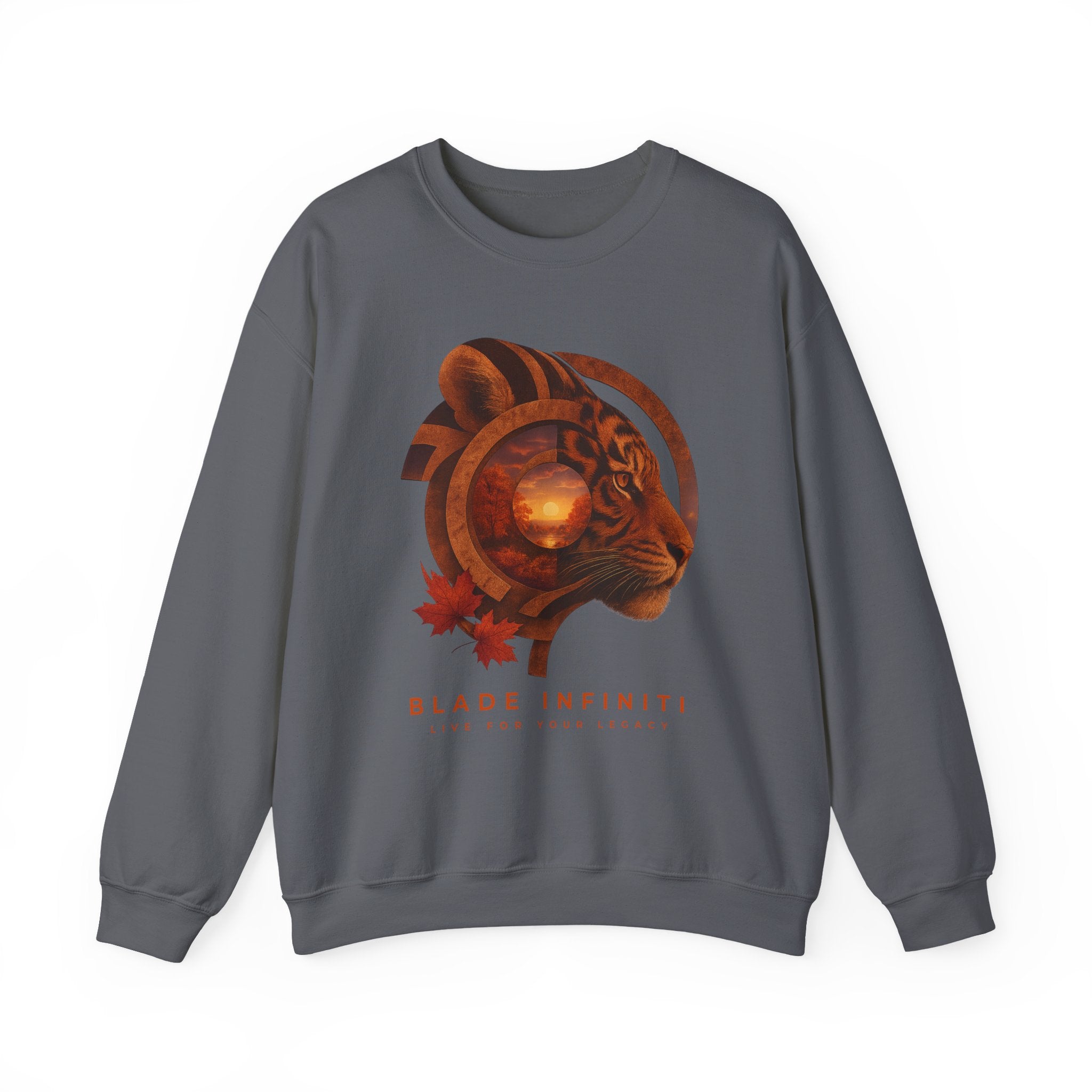 Fall Tiger V2 Unisex Crewneck Sweater