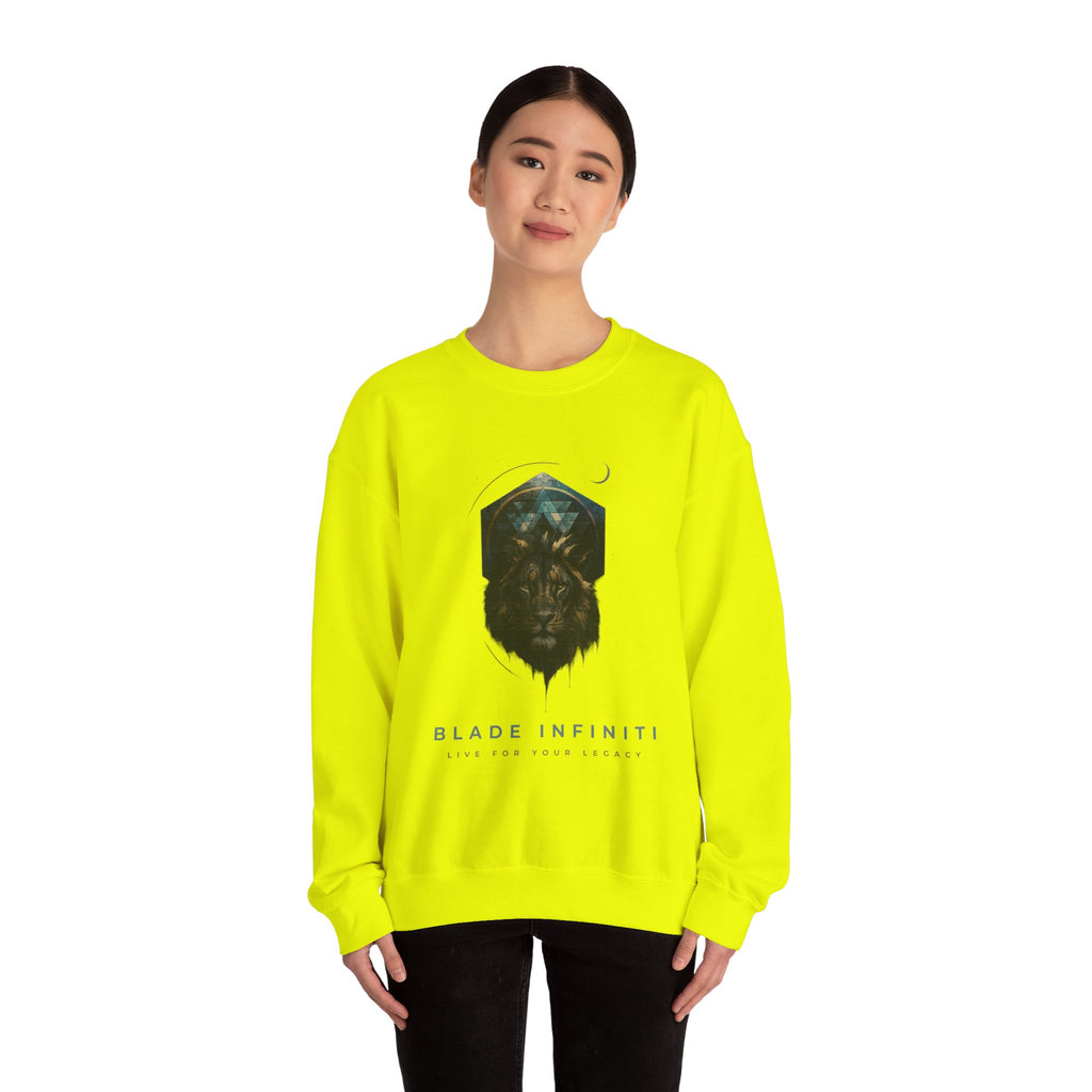 Galactic Lion Unisex Crewneck Sweater