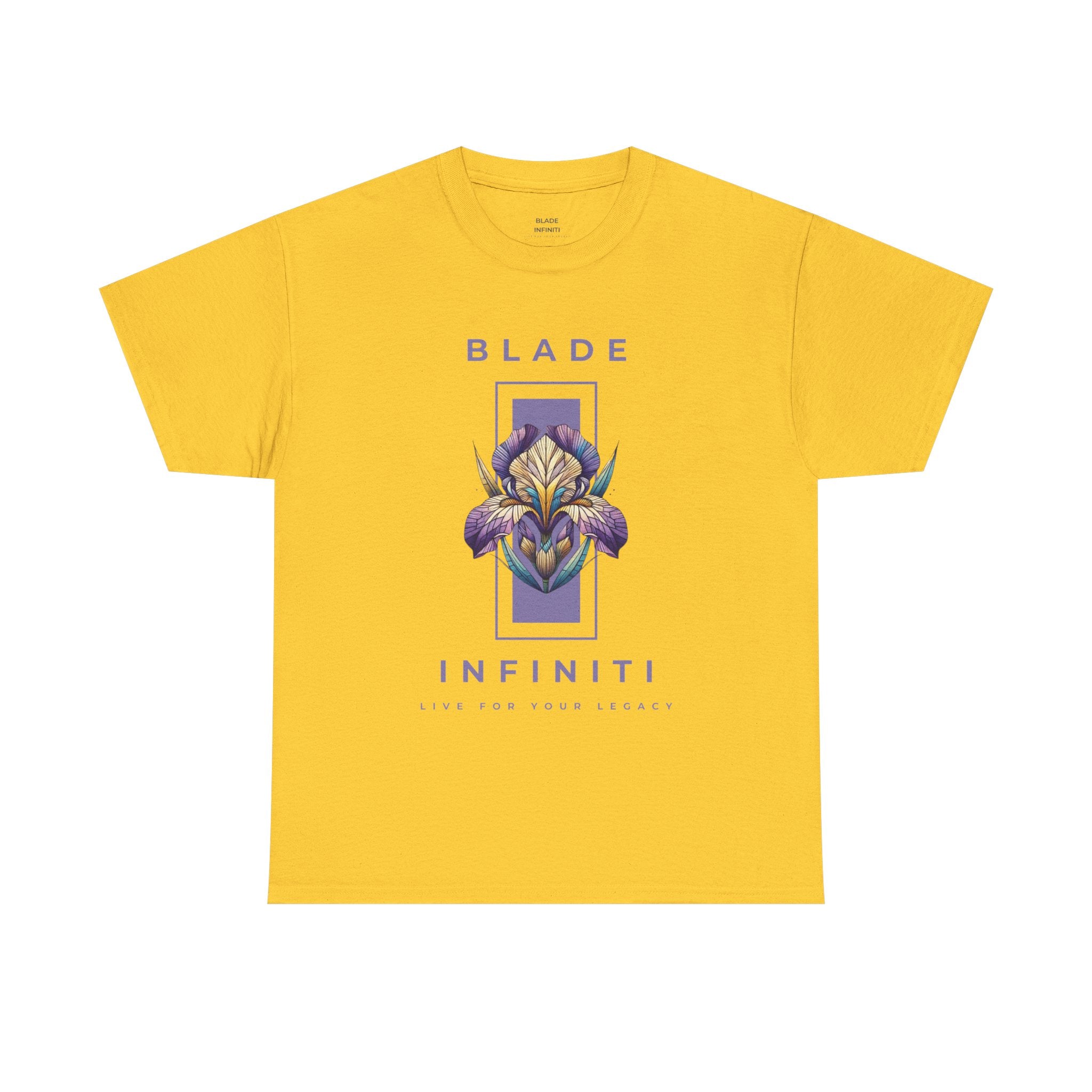Essence of Infiniti Purple/Teal/Yellow Floral T-Shirt