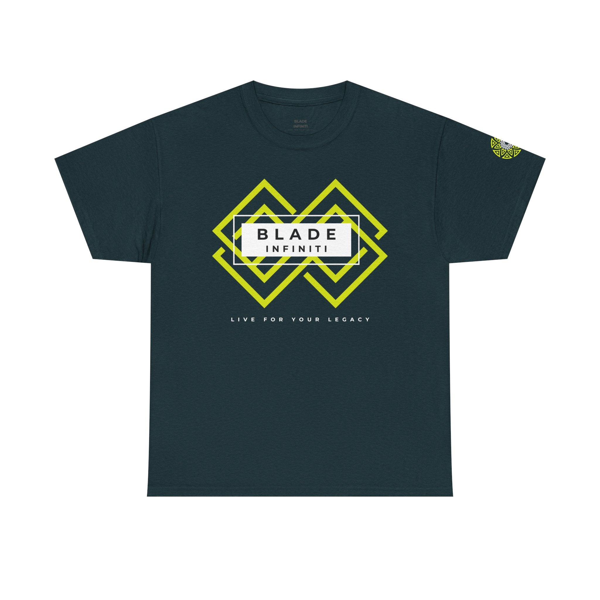 Geometric Odyssey Version 4 Neon Green T-Shirt